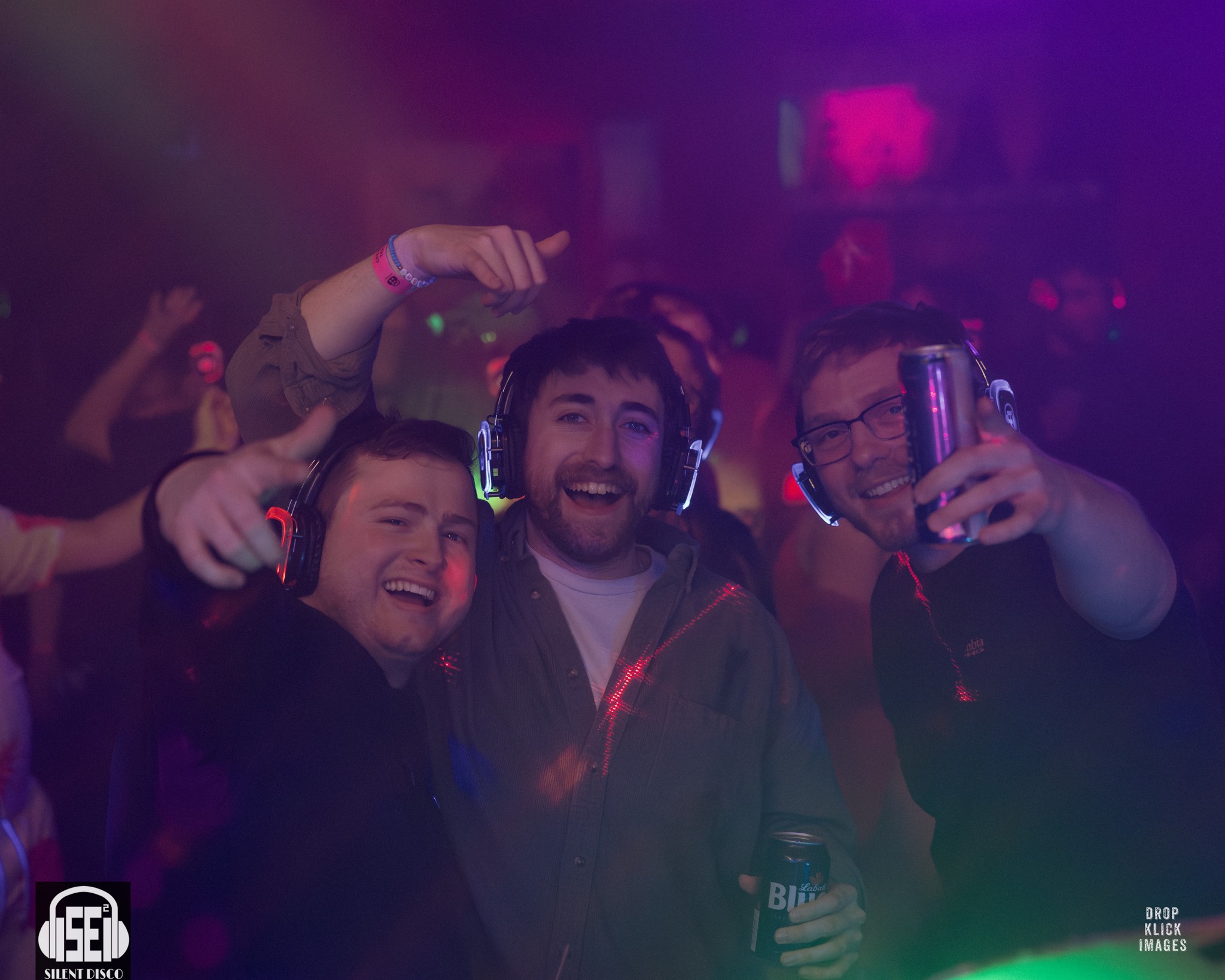 SE2 Silent Disco guests at Montage Music Hall in Rochester.