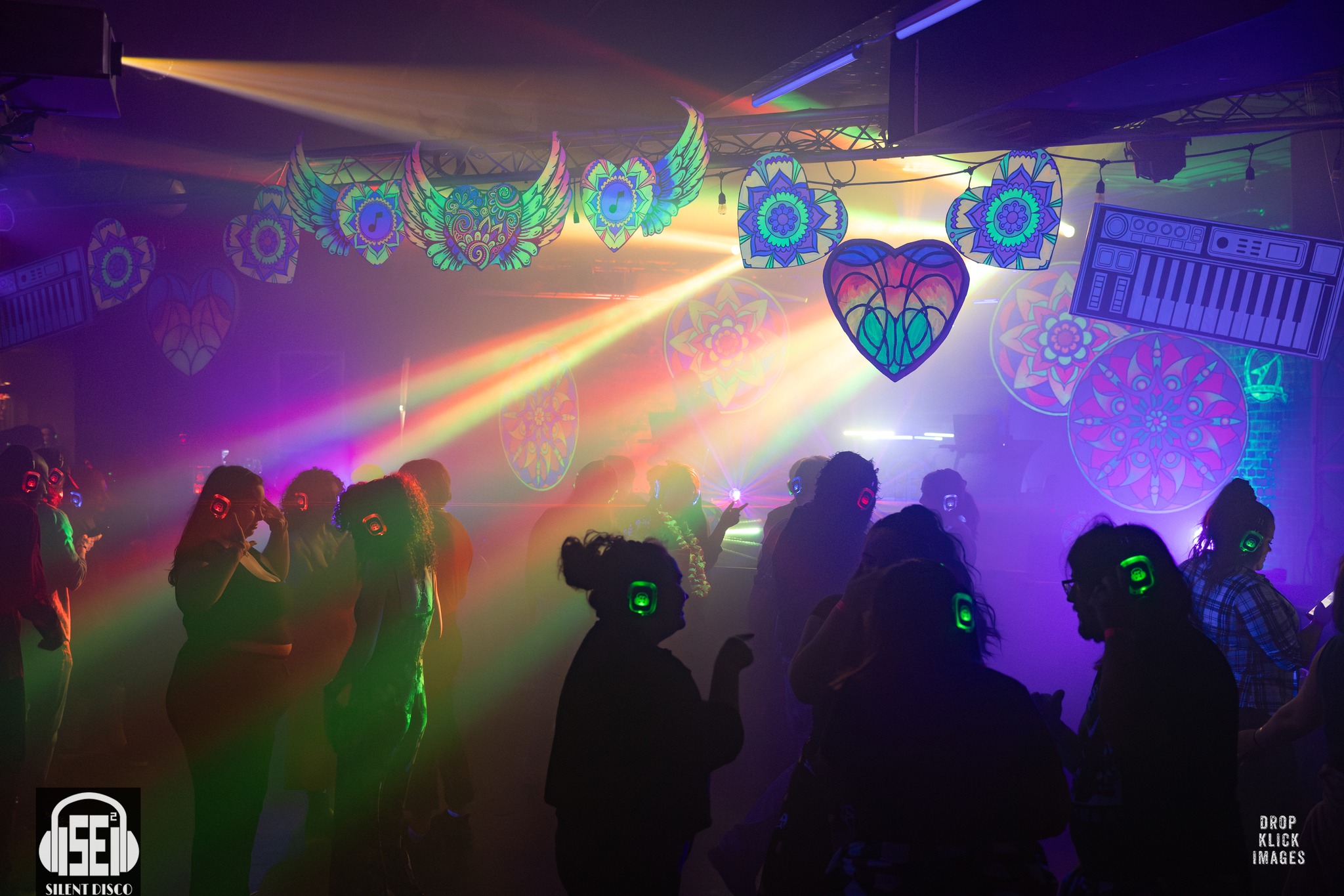SE2 Silent Disco guests at Montage Music Hall in Rochester.