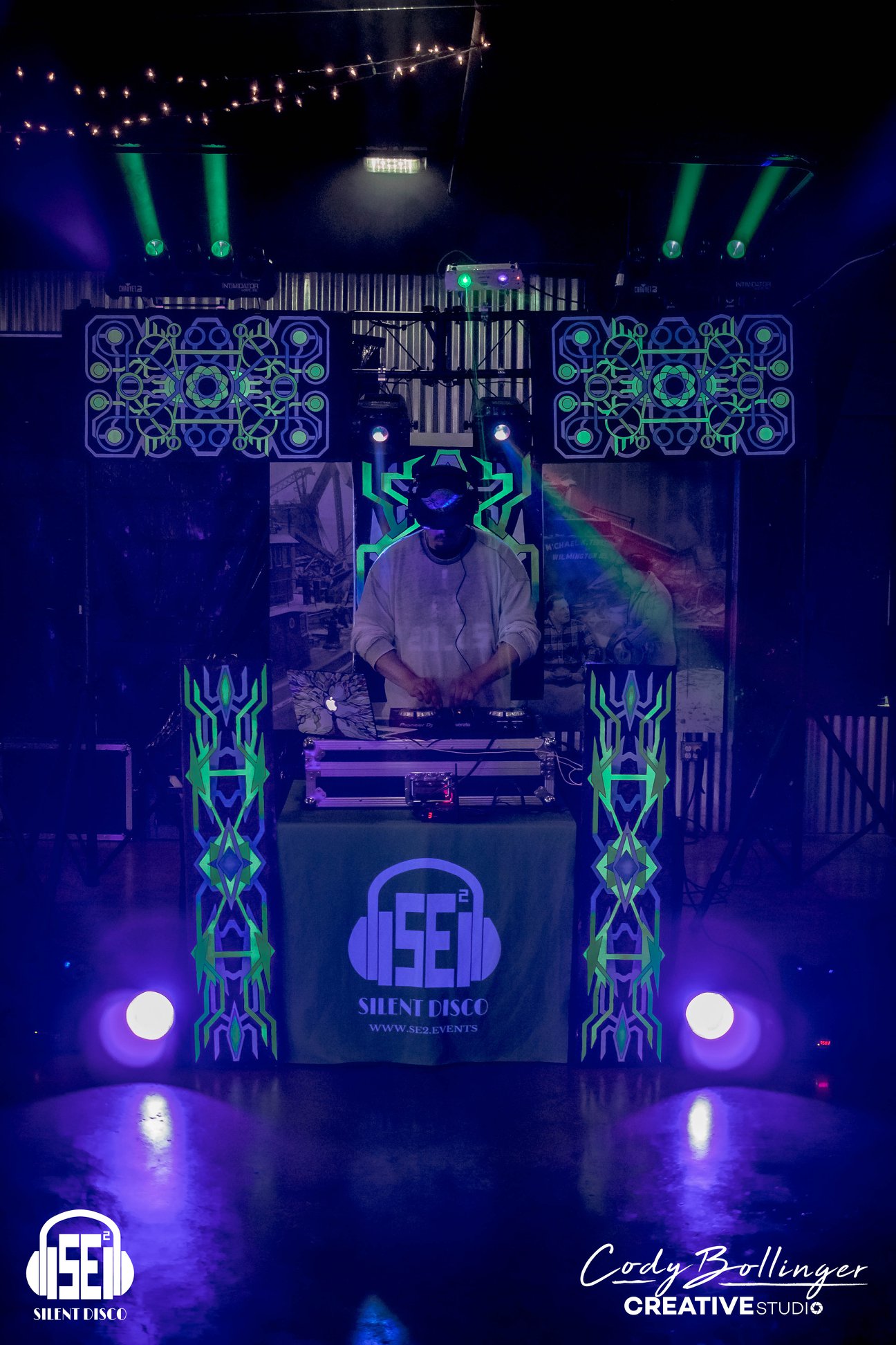 SE2 Silent Disco festival event photo from Music is Art 2019 Silent Disco - Buffalo NY - 9/7/19.