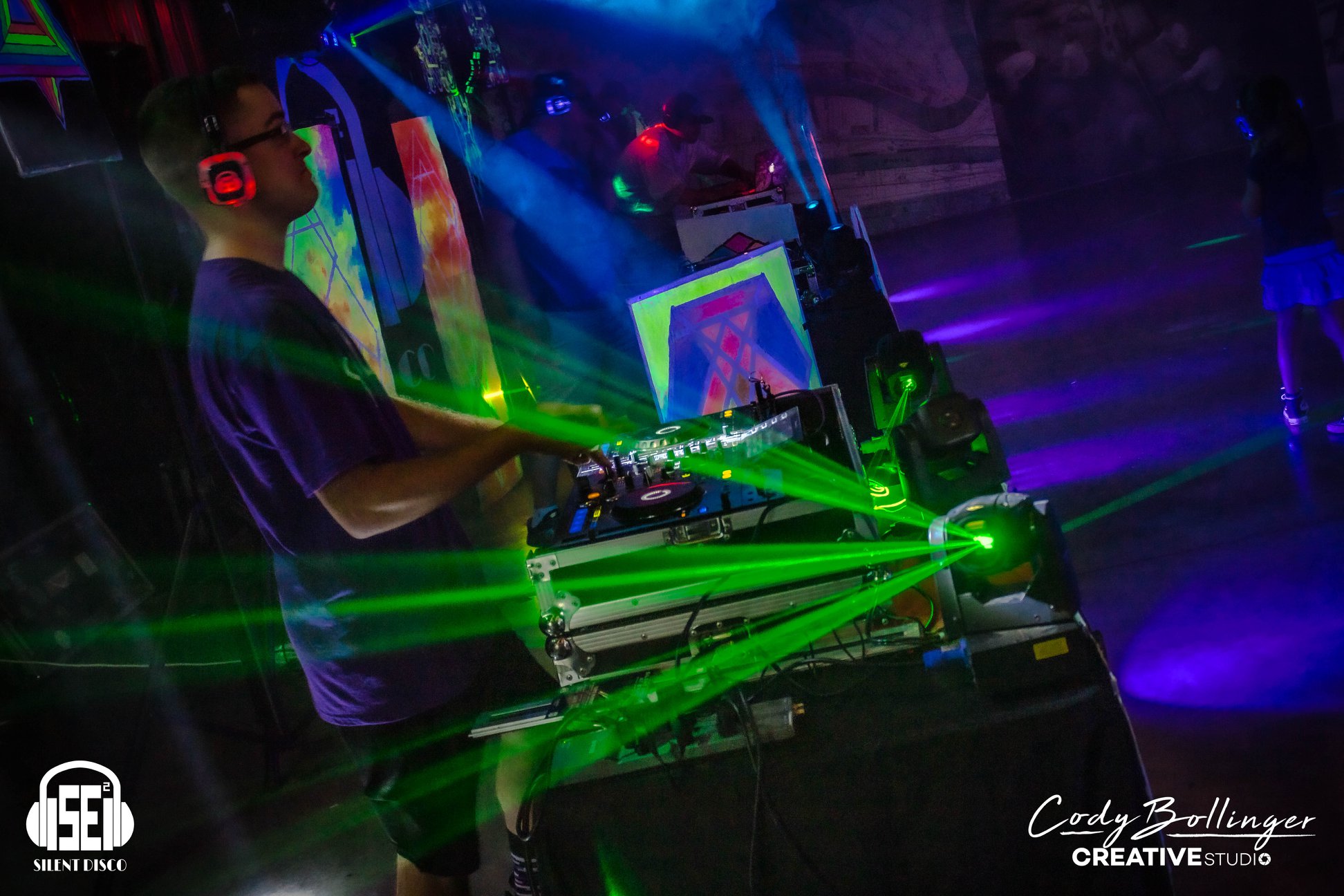 SE2 Silent Disco festival event photo from Music is Art 2019 Silent Disco - Buffalo NY - 9/7/19.