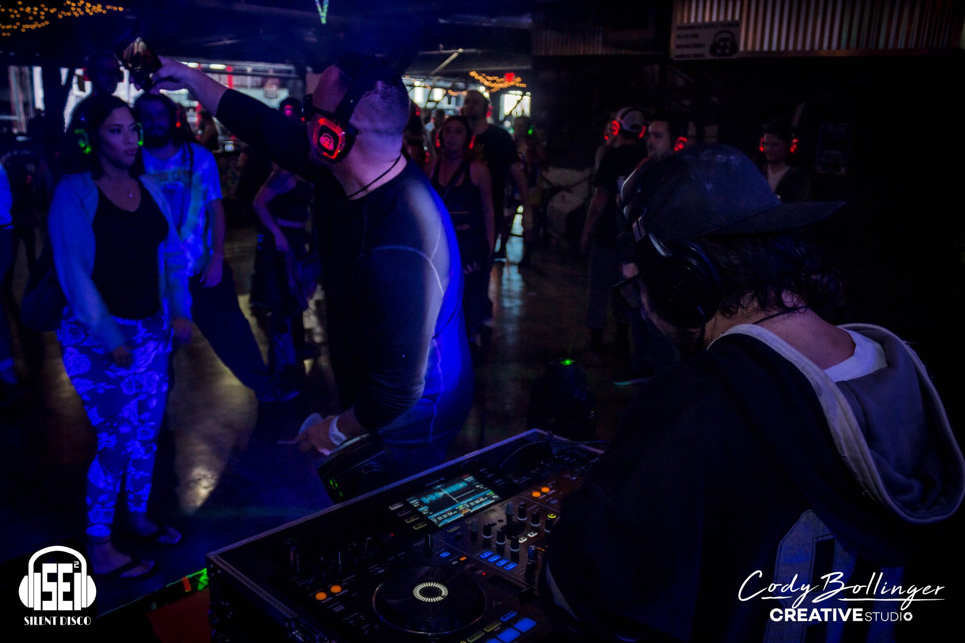 SE2 Silent Disco festival event photo from Music is Art 2019 Silent Disco - Buffalo NY - 9/7/19.