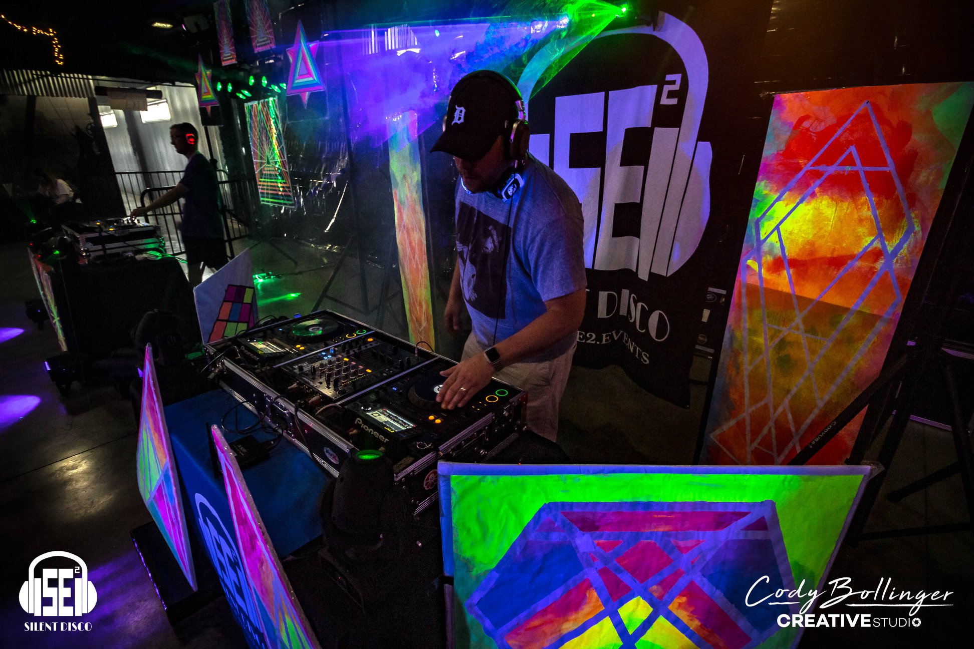 SE2 Silent Disco festival event photo from Music is Art 2019 Silent Disco - Buffalo NY - 9/7/19.