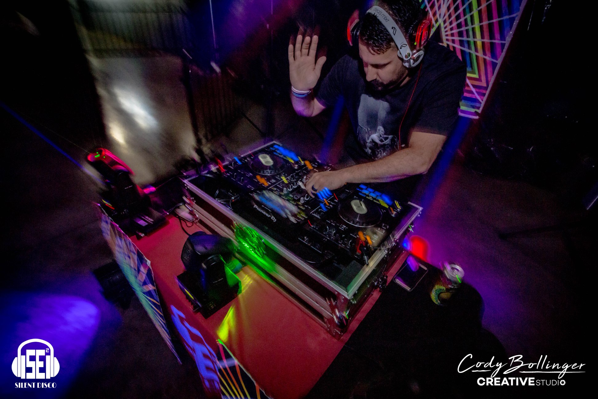 SE2 Silent Disco festival event photo from Music is Art 2019 Silent Disco - Buffalo NY - 9/7/19.