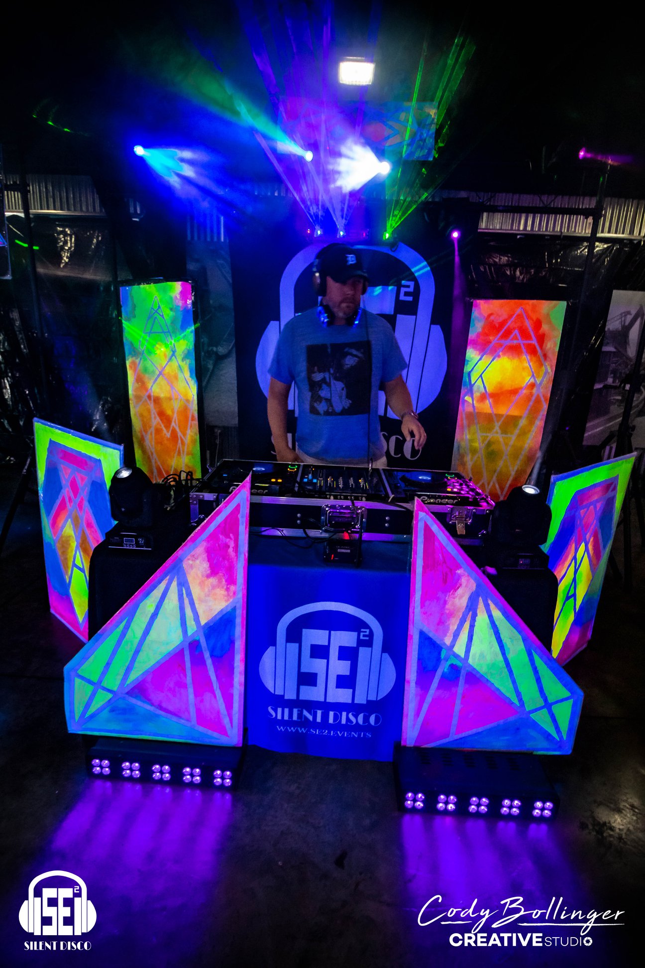 SE2 Silent Disco festival event photo from Music is Art 2019 Silent Disco - Buffalo NY - 9/7/19.