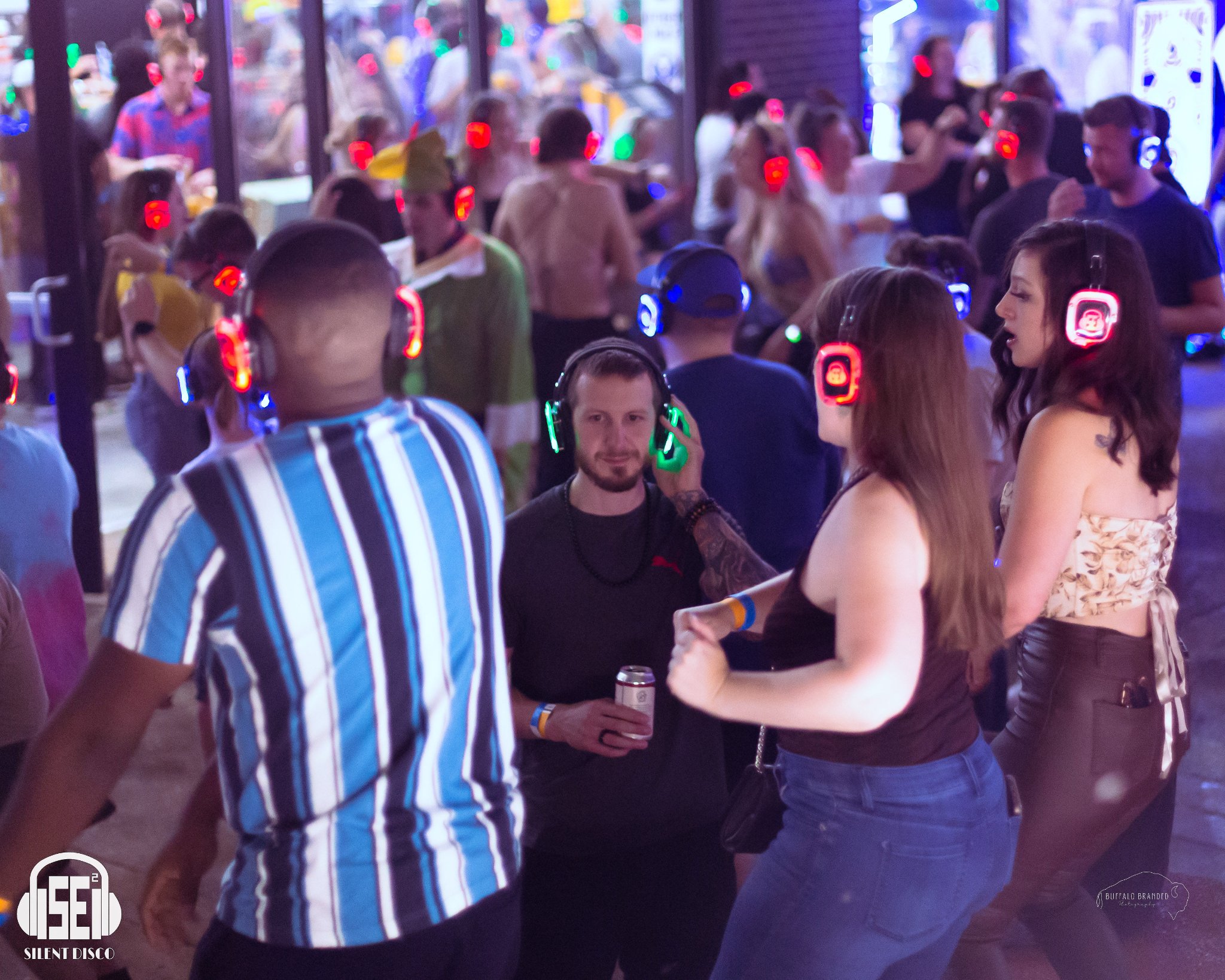 SE2 Silent Disco guests at Other Half Brewing in Buffalo.