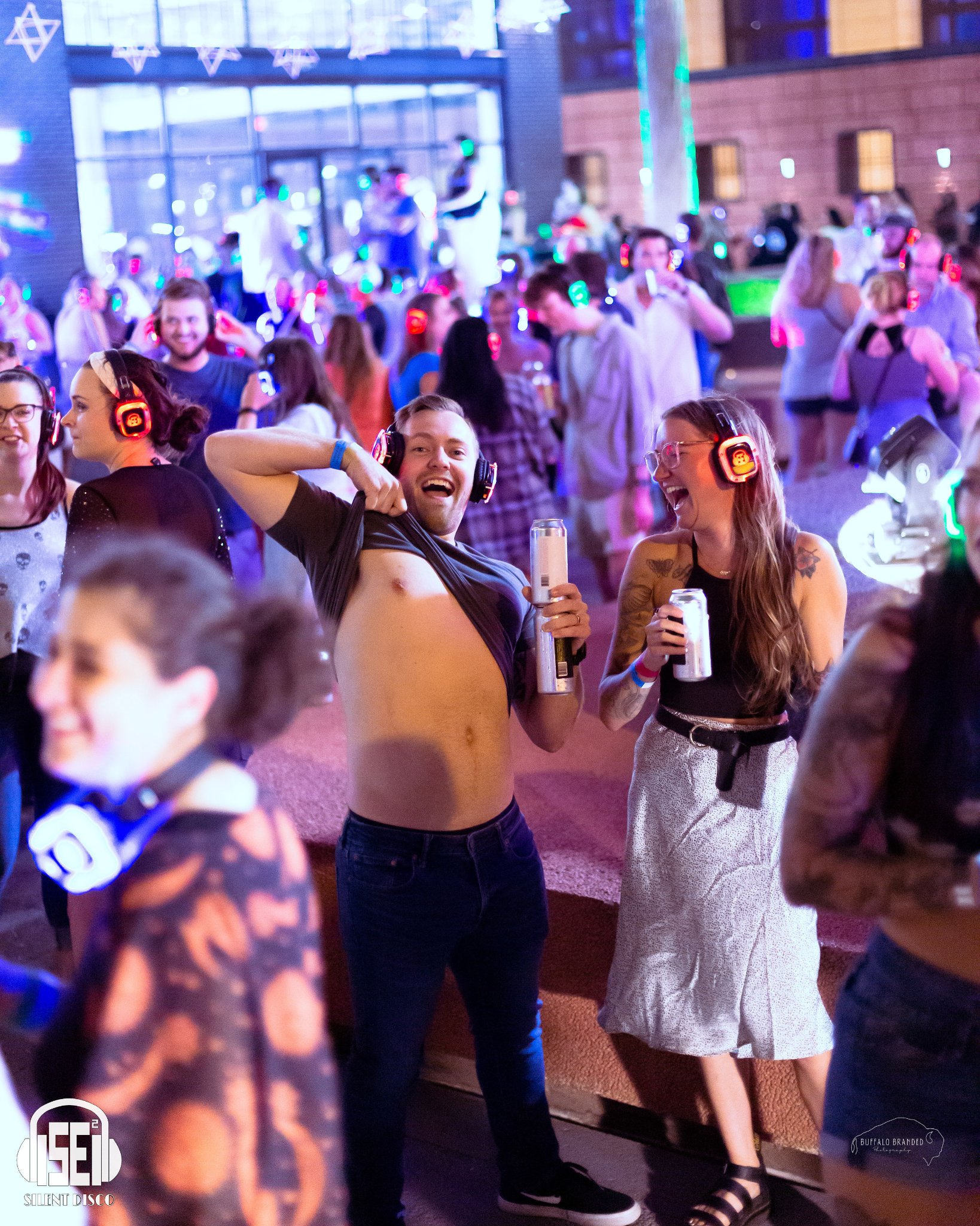 SE2 Silent Disco guests at Other Half Brewing in Buffalo.
