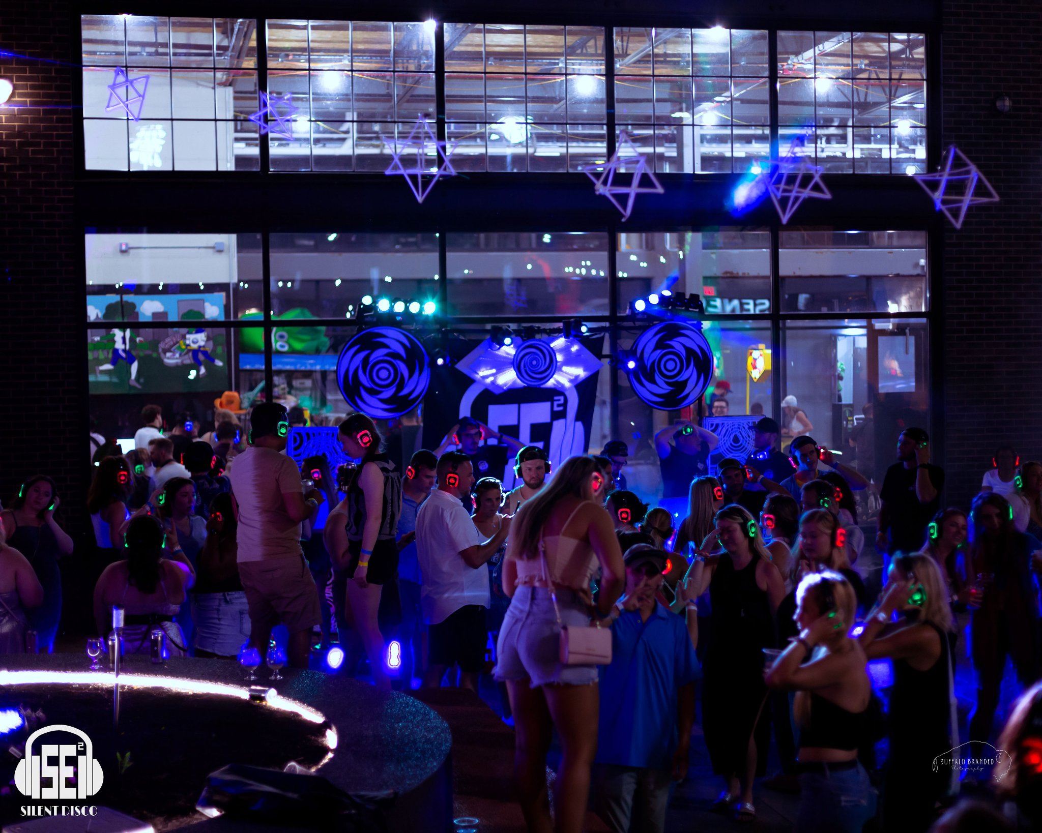 SE2 Silent Disco guests at Other Half Brewing in Buffalo.