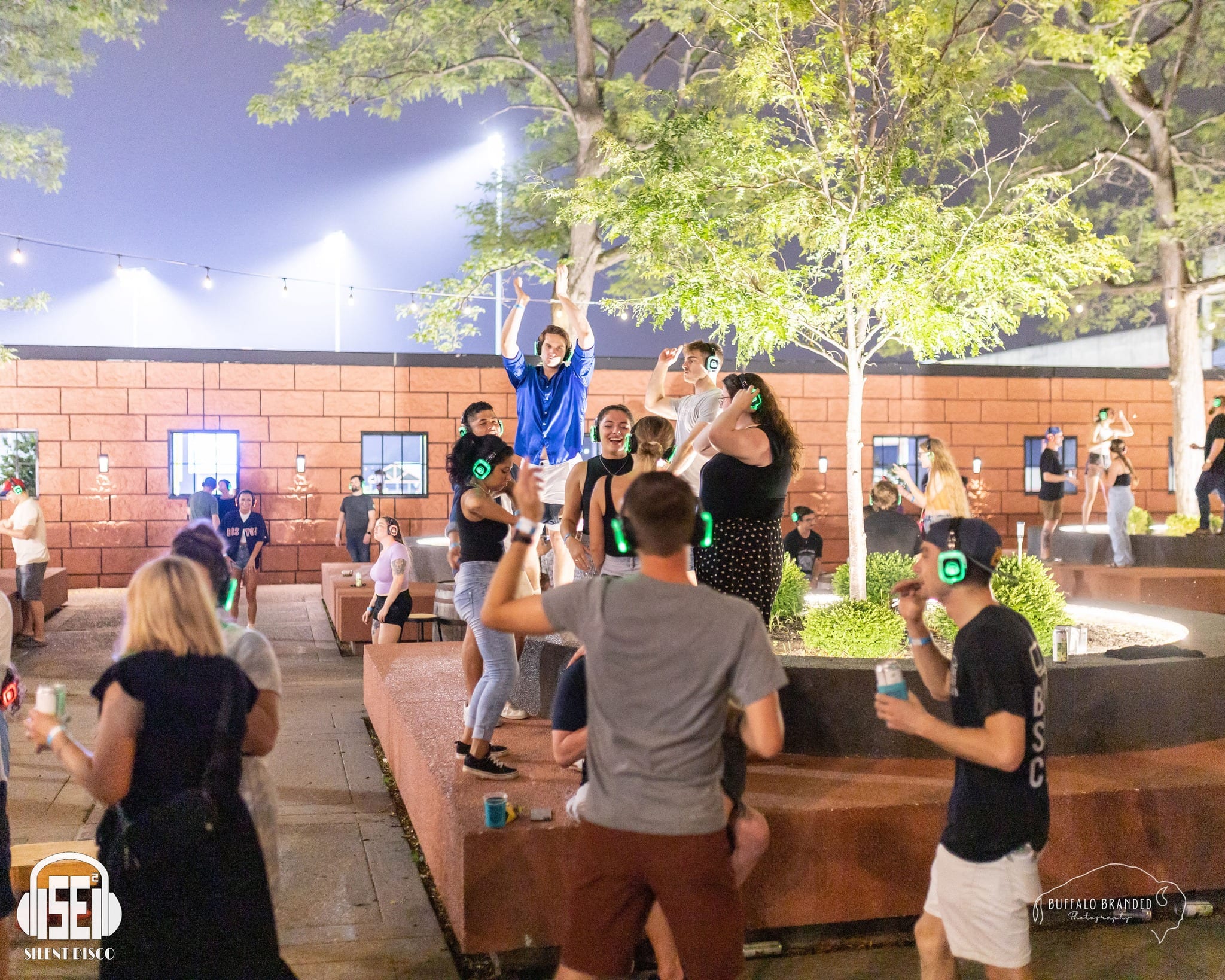 SE2 Silent Disco guests at Other Half Brewing in Buffalo.
