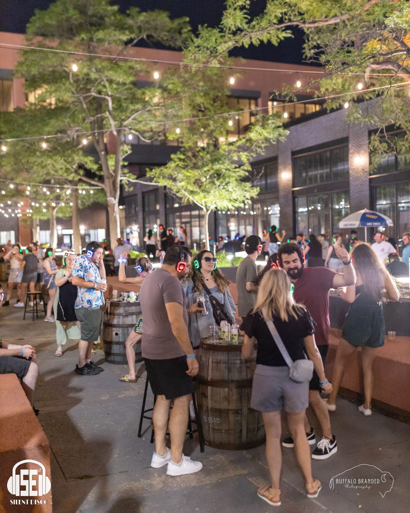 SE2 Silent Disco guests at Other Half Brewing in Buffalo.