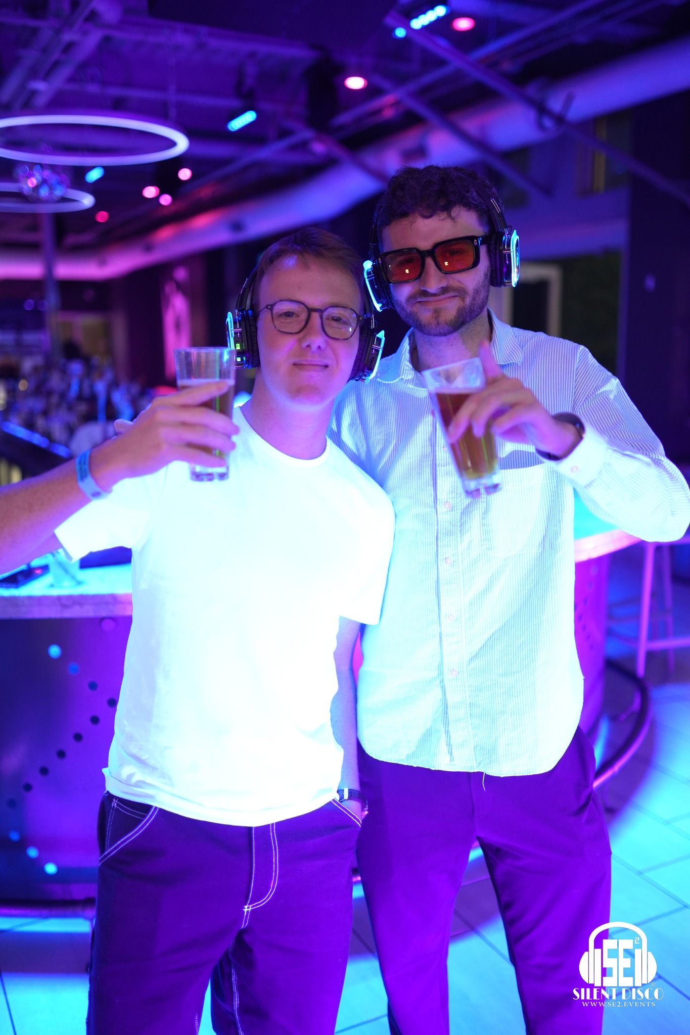 SE2 Silent Disco guests at Patrick's Rooftop in Buffalo.