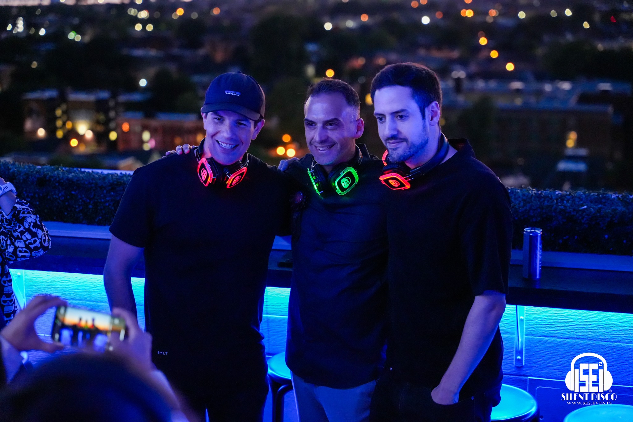 SE2 Silent Disco guests at Patrick's Rooftop in Buffalo.