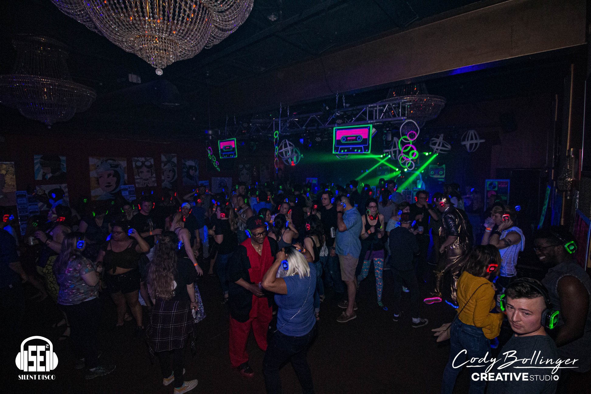 SE2 Silent Disco guests at Photo City Music Hall in Rochester.