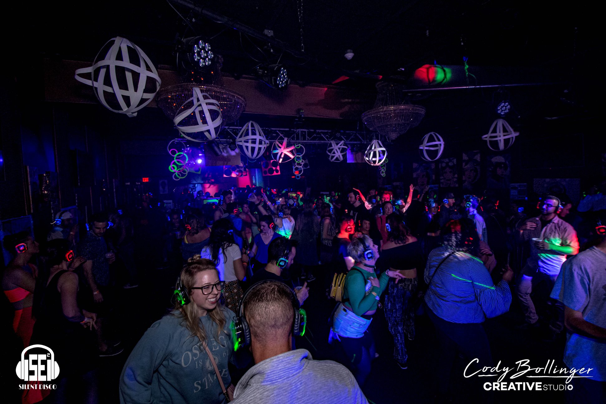 SE2 Silent Disco guests at Photo City Music Hall in Rochester.