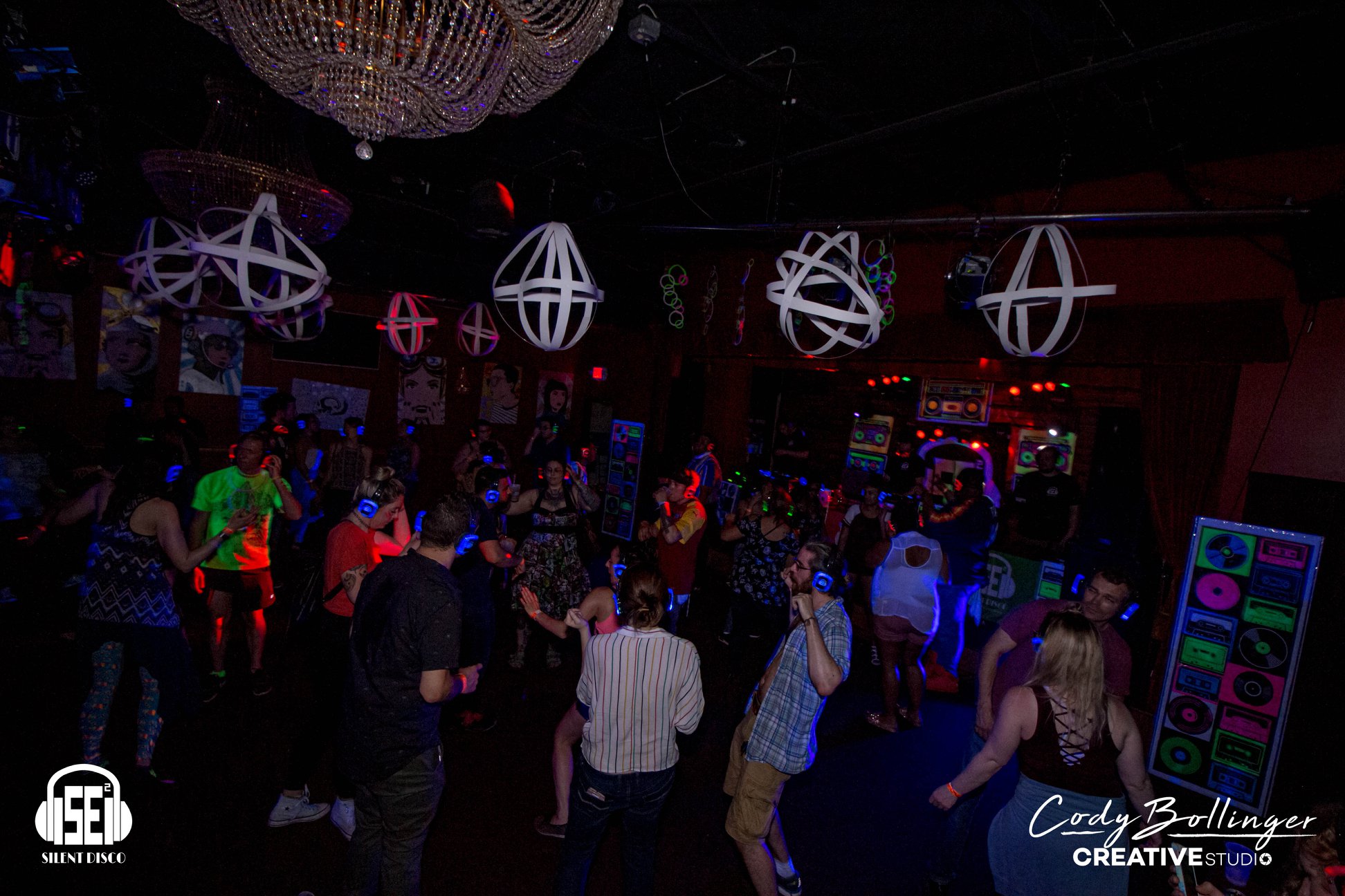 SE2 Silent Disco guests at Photo City Music Hall in Rochester.