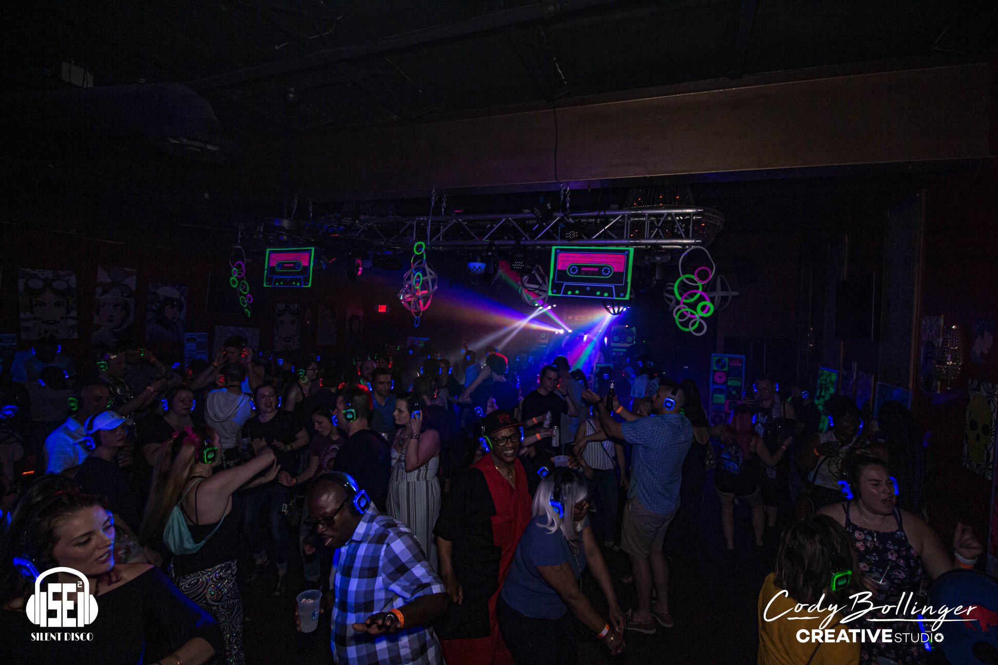 SE2 Silent Disco guests at Photo City Music Hall in Rochester.
