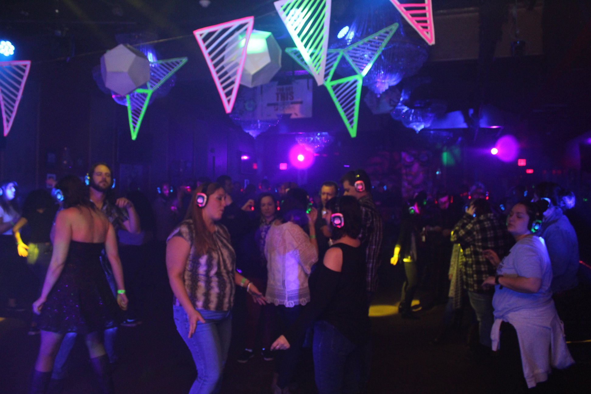 SE2 Silent Disco guests at Photo City Music Hall in Rochester.