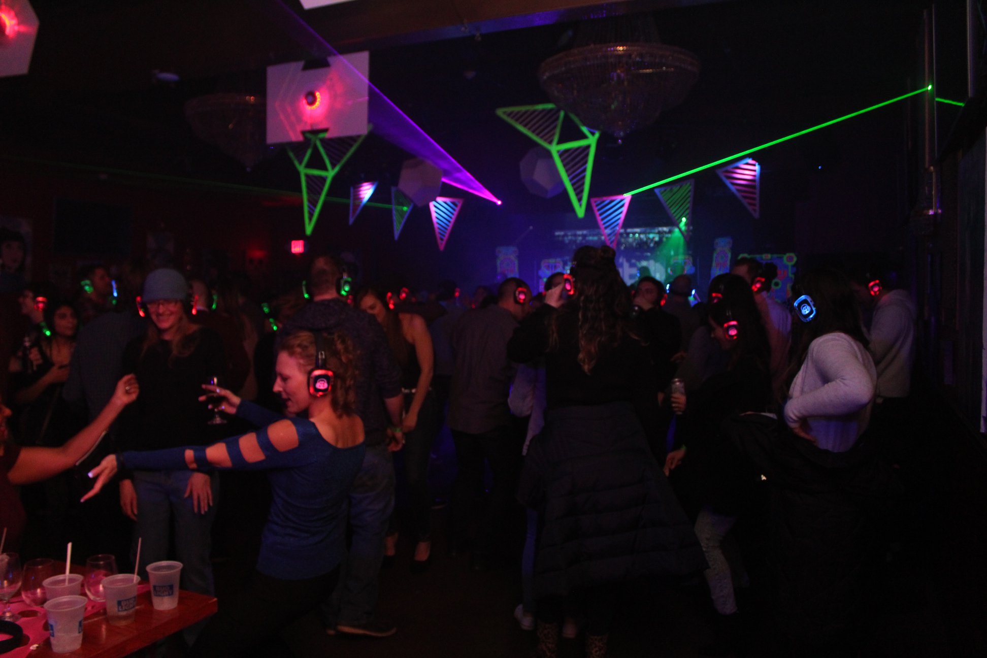 SE2 Silent Disco guests at Photo City Music Hall in Rochester.