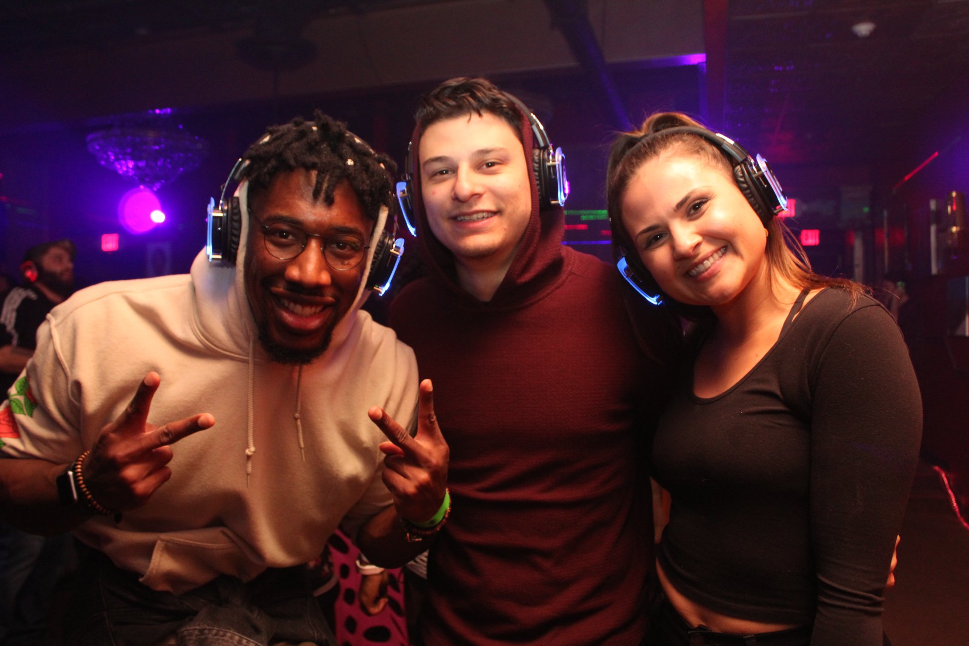 SE2 Silent Disco guests at Photo City Music Hall in Rochester.