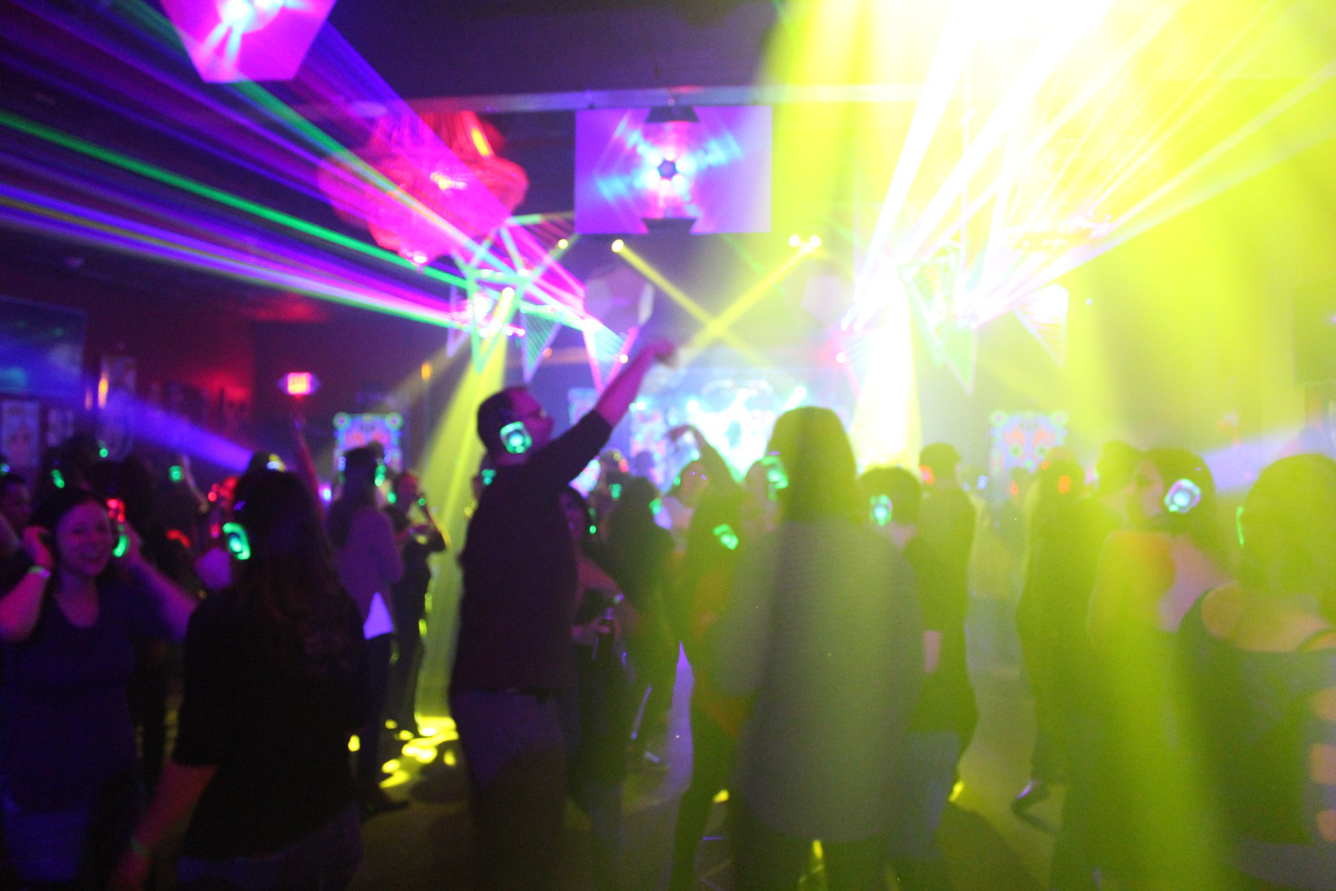 SE2 Silent Disco guests at Photo City Music Hall in Rochester.