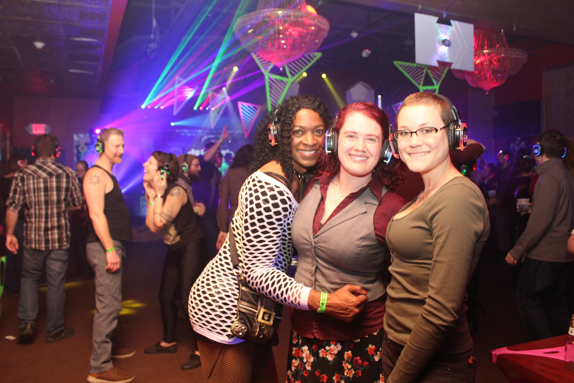 SE2 Silent Disco guests at Photo City Music Hall in Rochester.