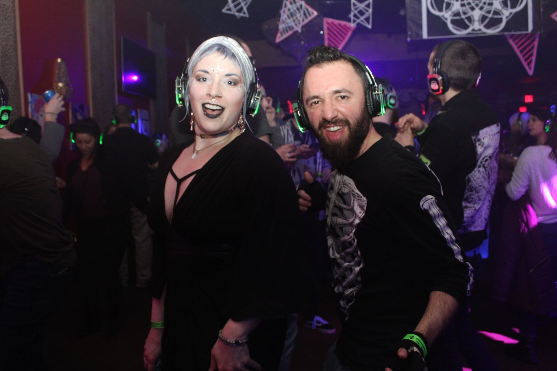 SE2 Silent Disco guests at Photo City Music Hall in Rochester.