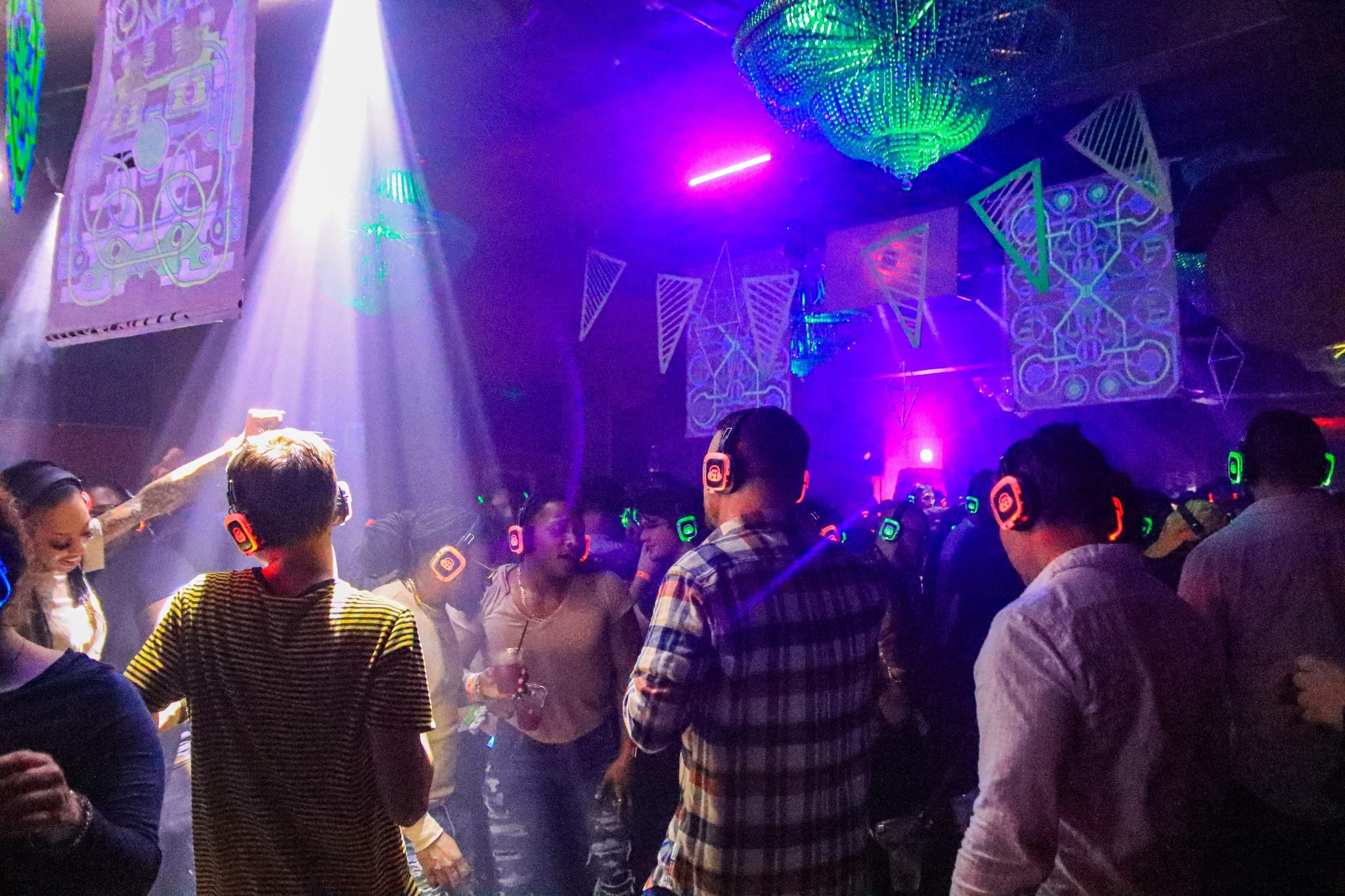 SE2 Silent Disco guests at Photo City Music Hall in Rochester.