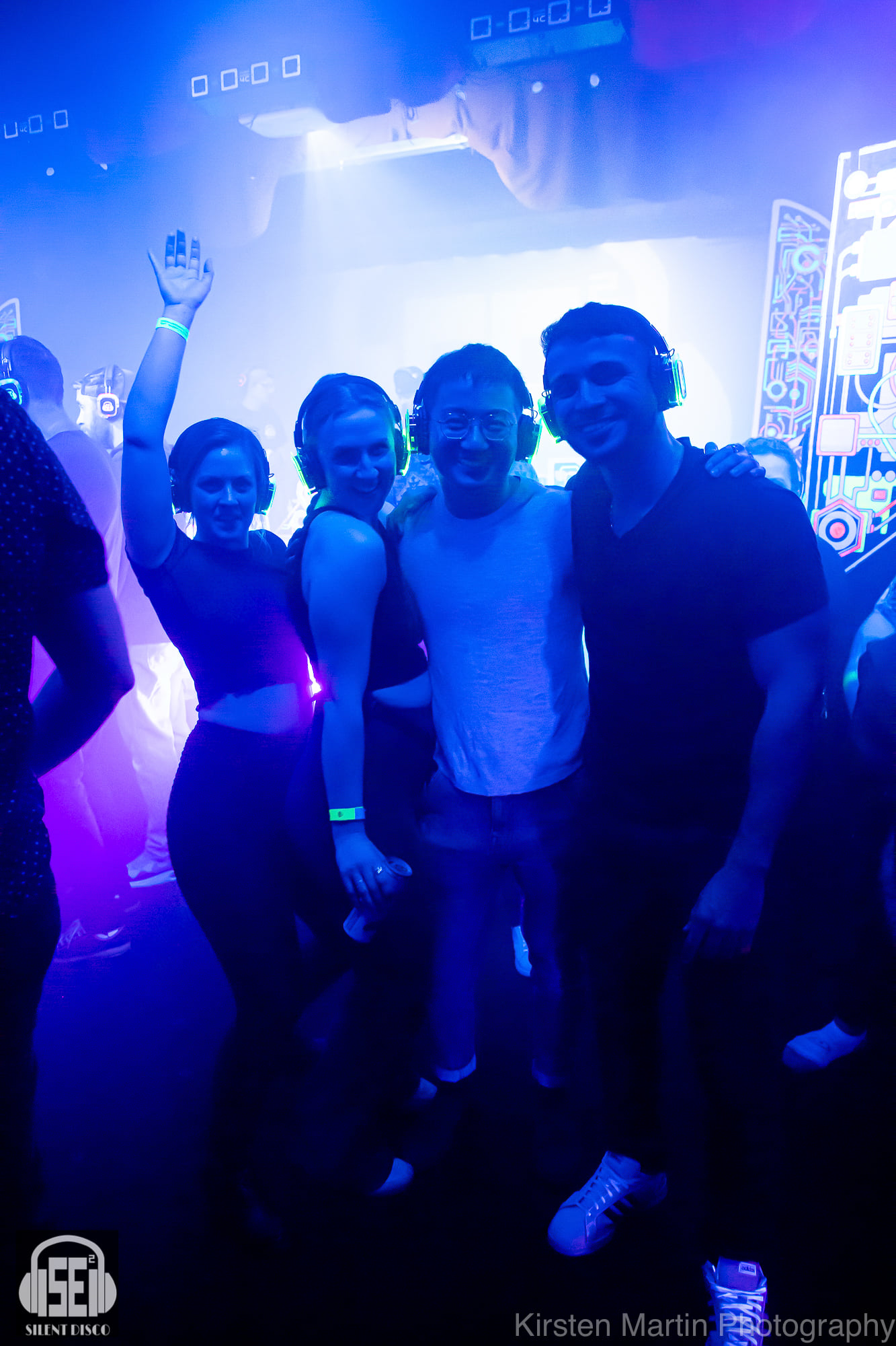 SE2 Silent Disco guests at Photo City Music Hall in Rochester.