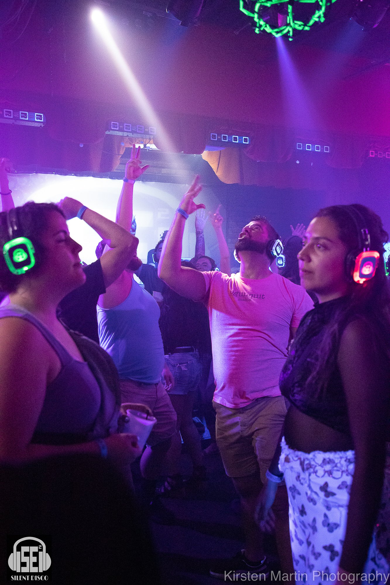 SE2 Silent Disco guests at Photo City Music Hall in Rochester.