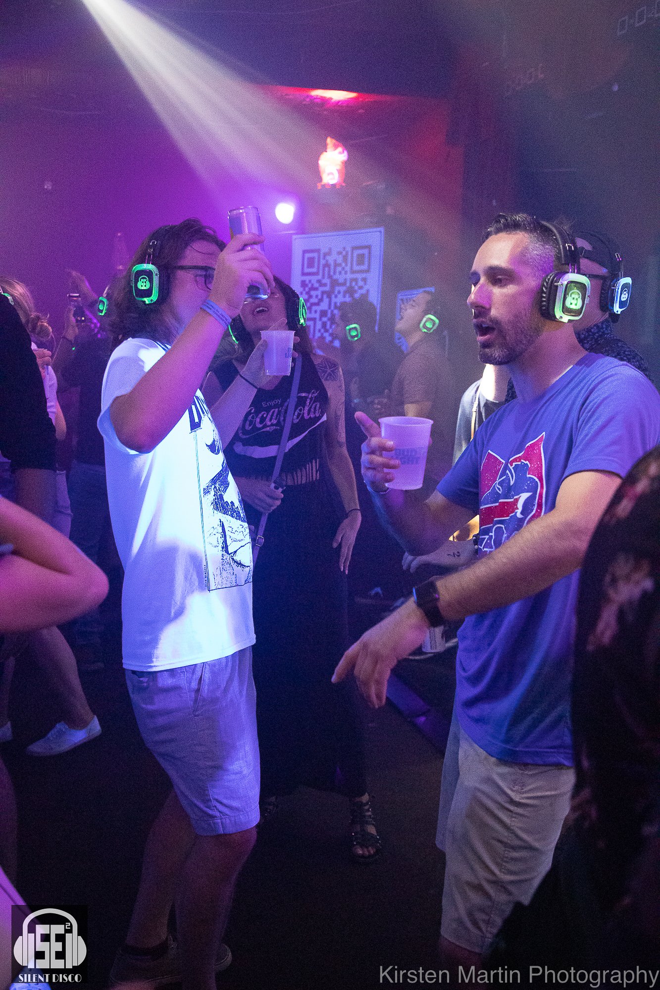 SE2 Silent Disco guests at Photo City Music Hall in Rochester.