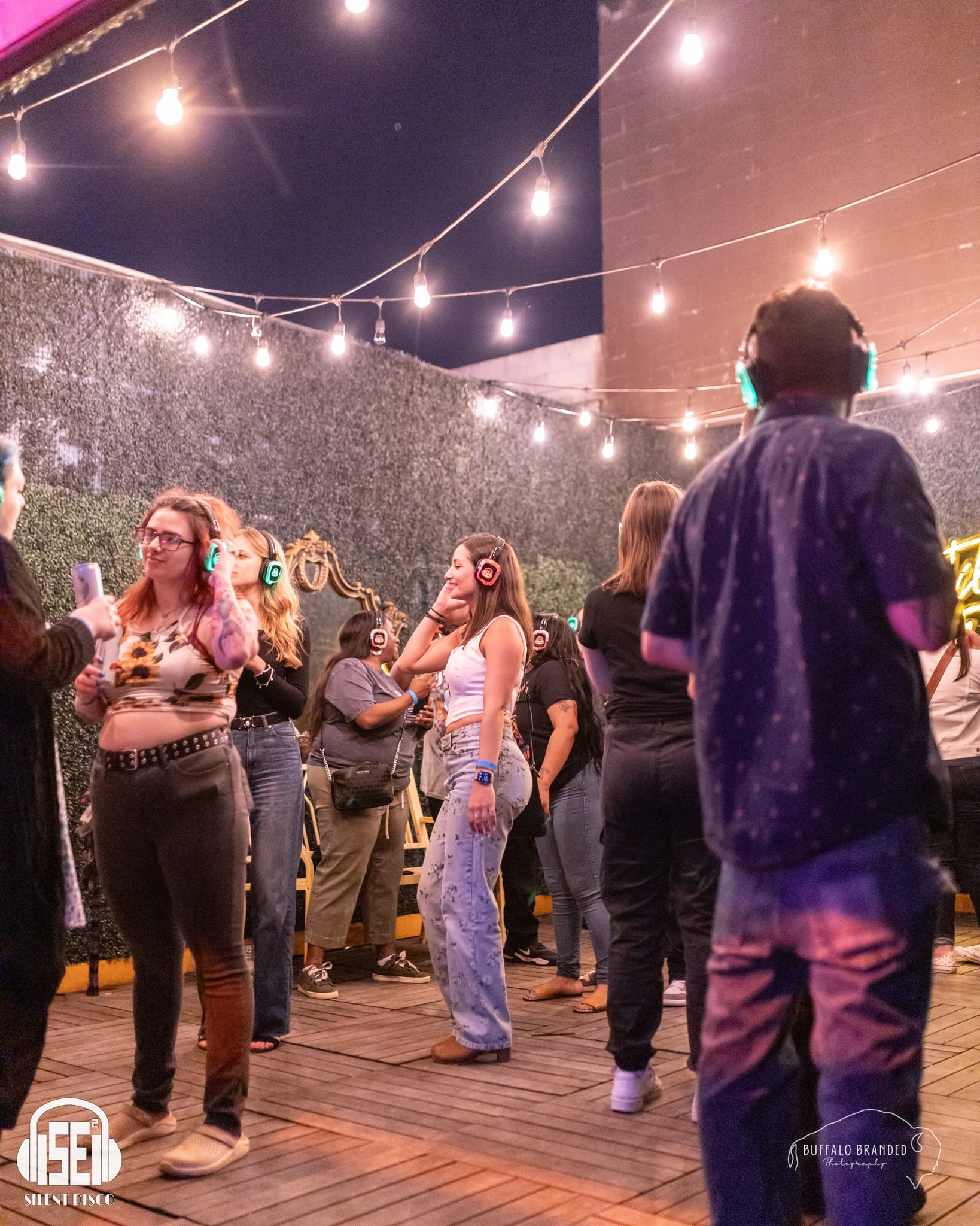 SE2 Silent Disco guests at Rec Room Buffalo in Buffalo.