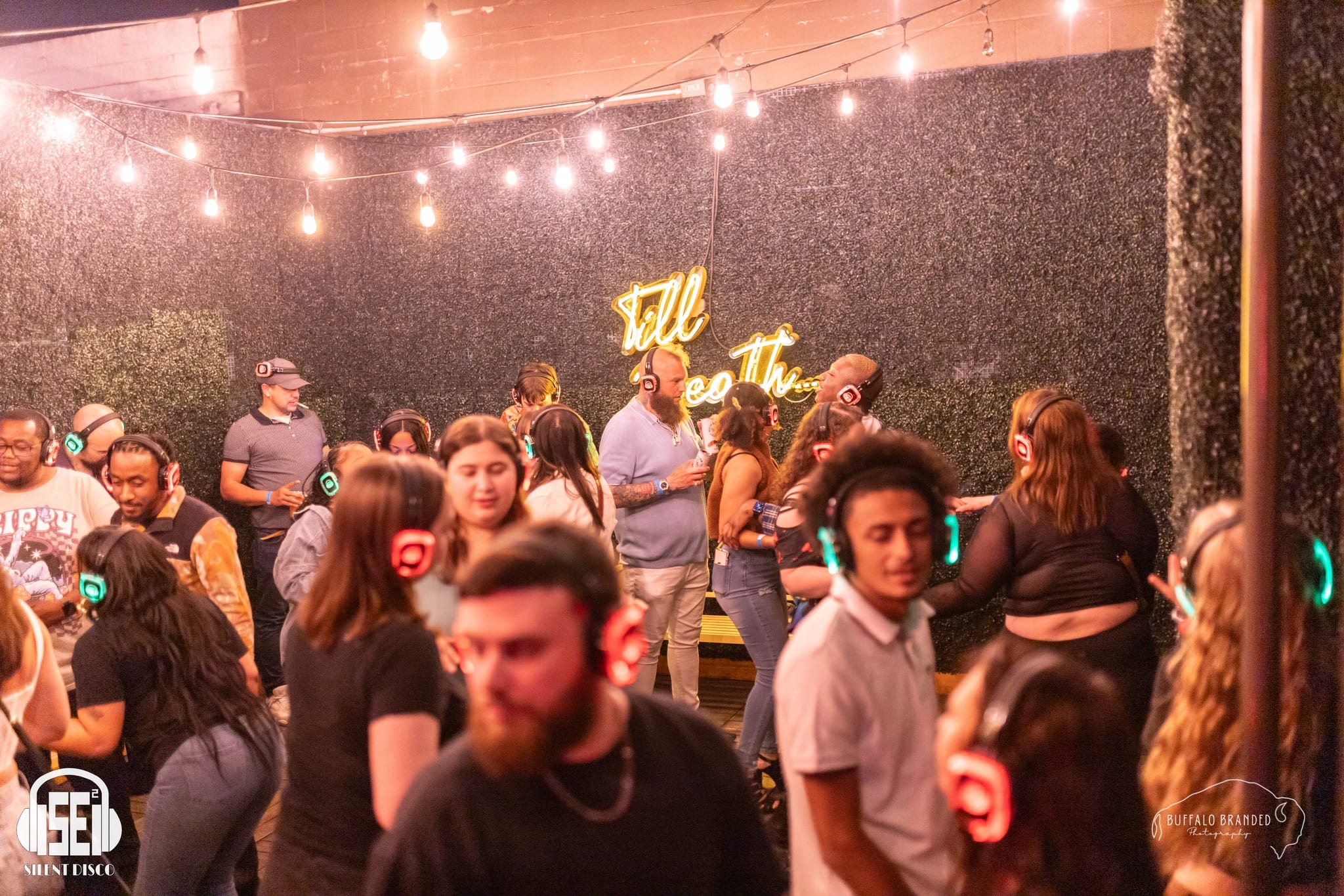 SE2 Silent Disco guests at Rec Room Buffalo in Buffalo.