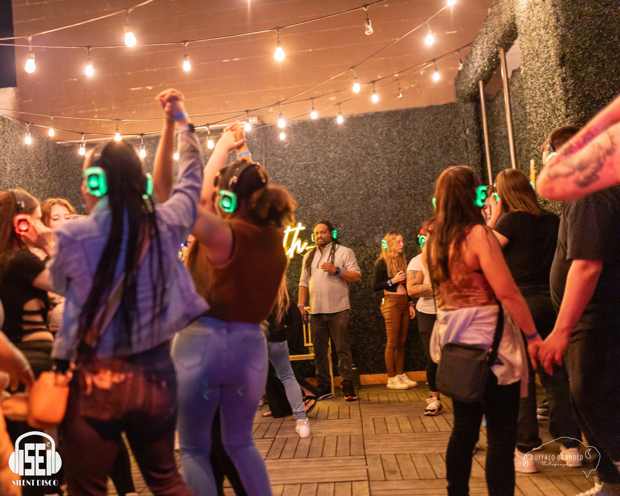 SE2 Silent Disco guests at Rec Room Buffalo in Buffalo.