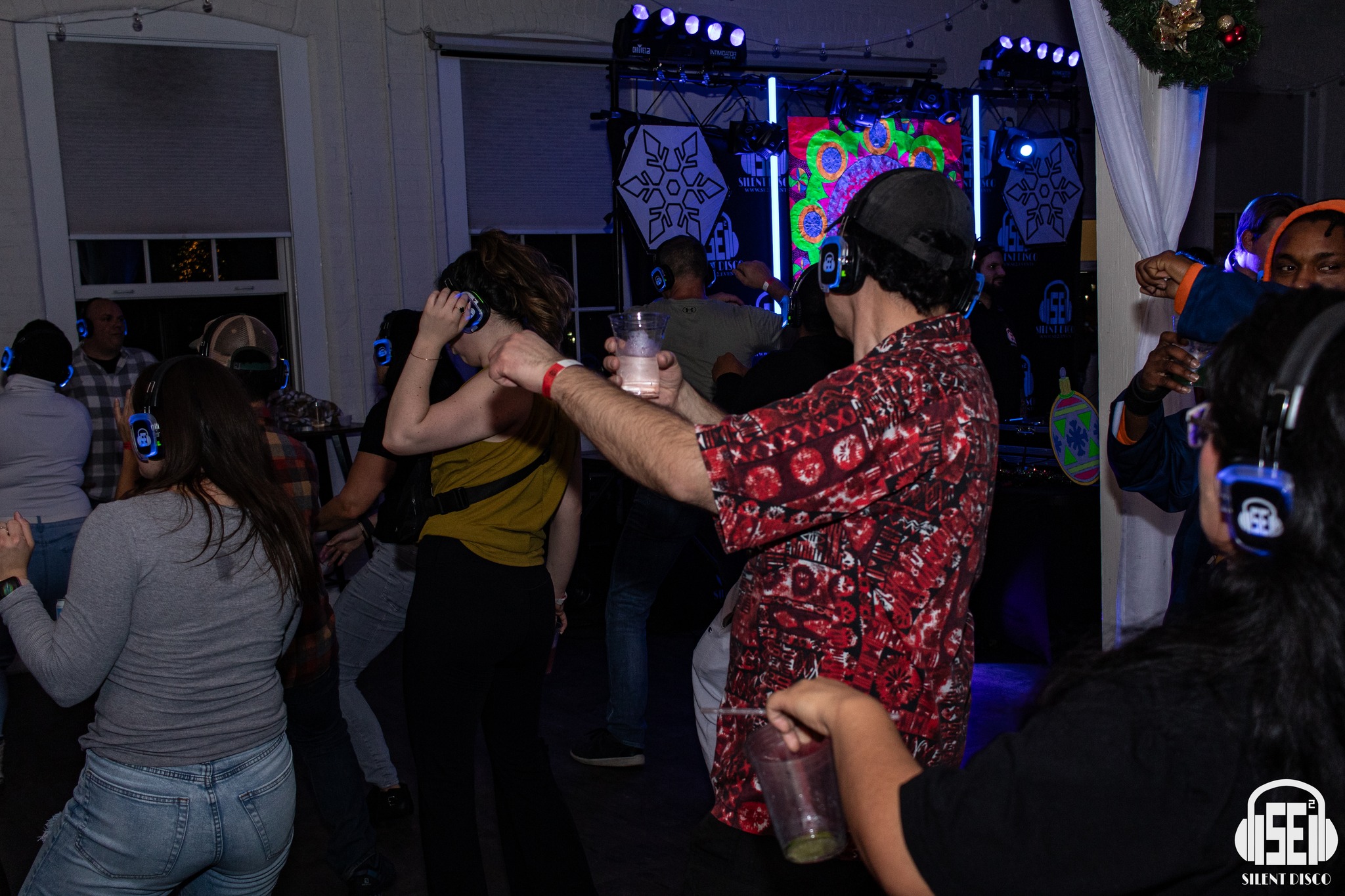 SE2 Silent Disco guests at Resurgence Brewing Company in Buffalo.