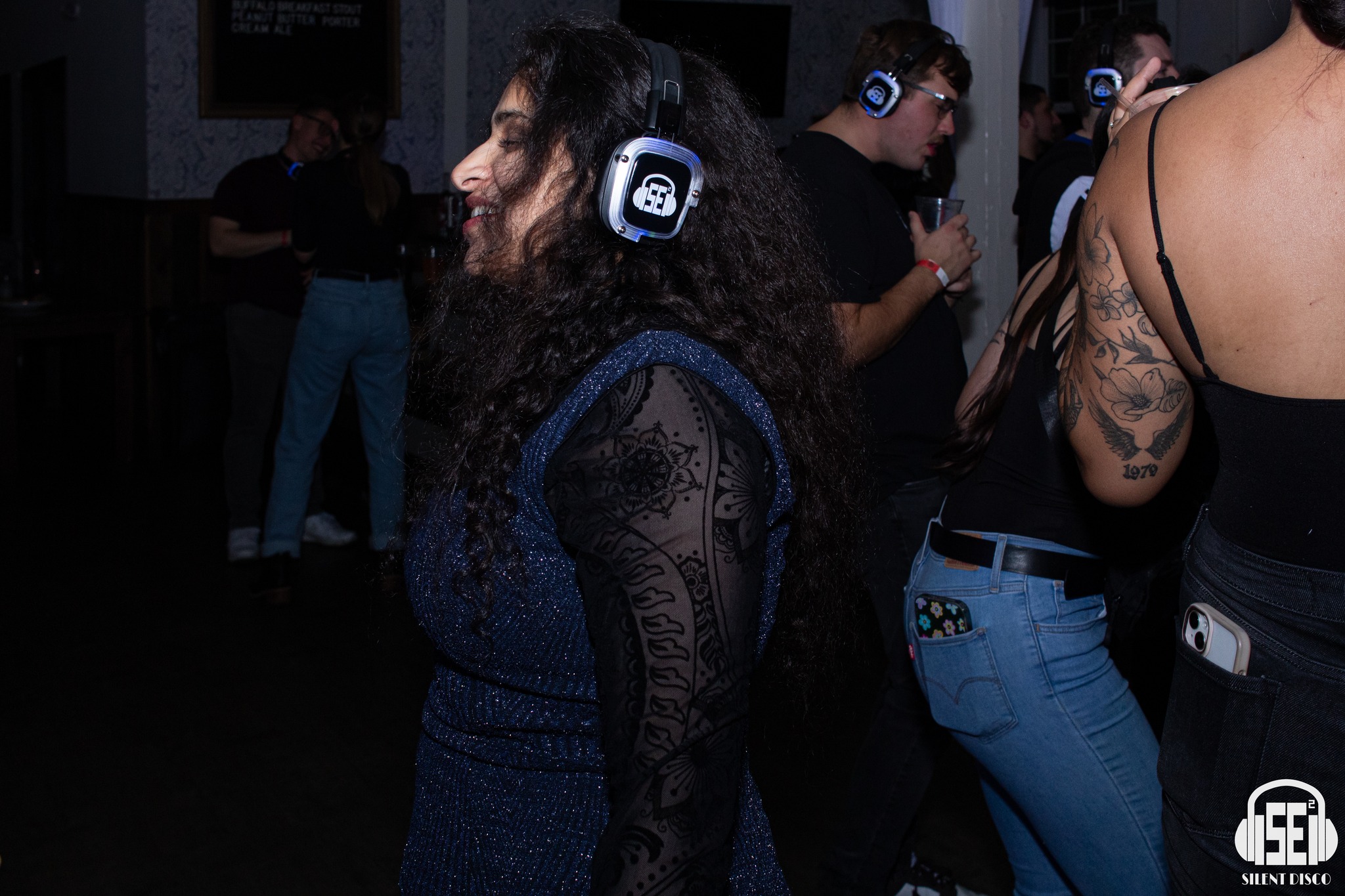 SE2 Silent Disco guests at Resurgence Brewing Company in Buffalo.