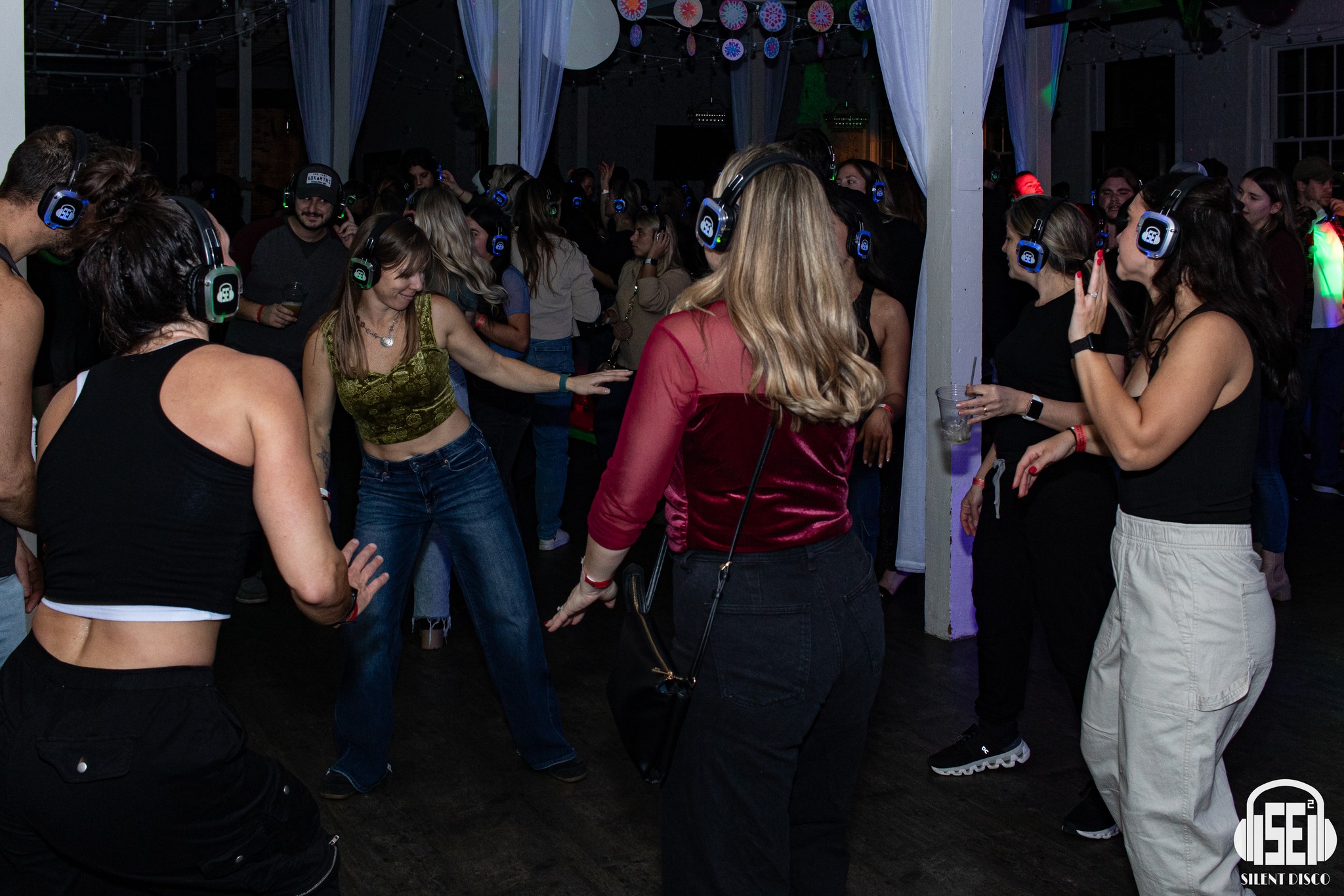 SE2 Silent Disco guests at Resurgence Brewing Company in Buffalo.