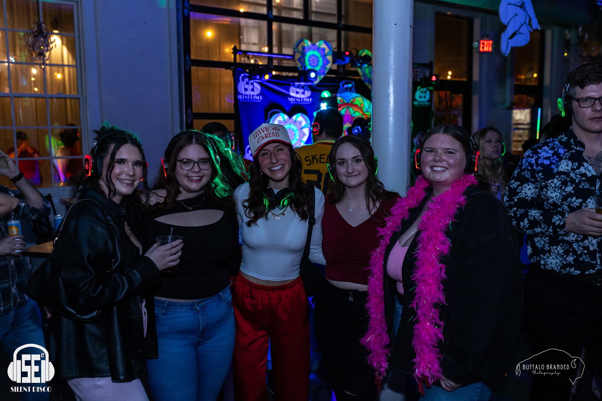 SE2 Silent Disco guests at Resurgence Brewing Company in Buffalo.