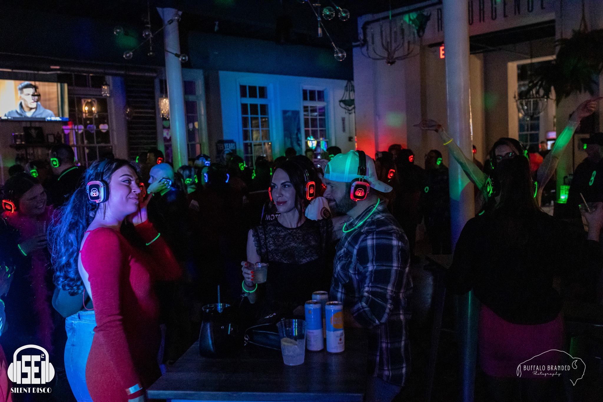 SE2 Silent Disco guests at Resurgence Brewing Company in Buffalo.