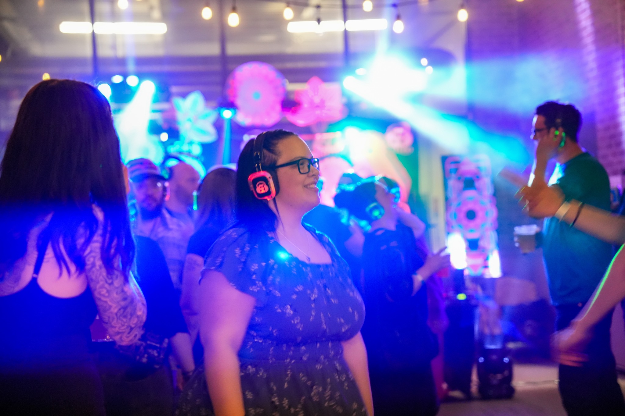 SE2 Silent Disco guests at Resurgence Brewing Company in Buffalo.