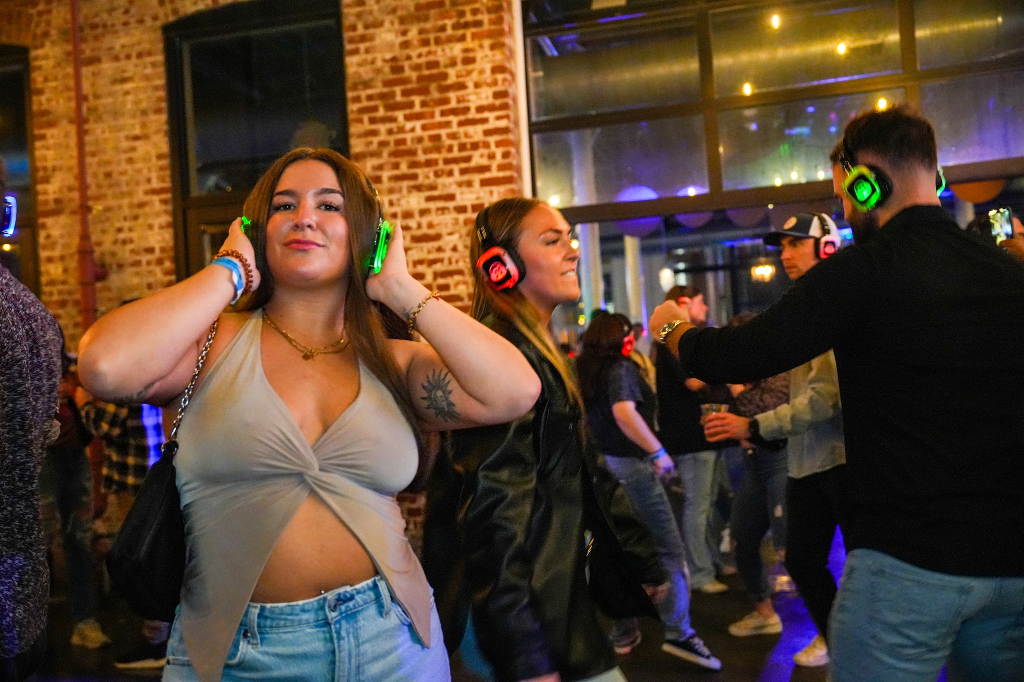SE2 Silent Disco guests at Resurgence Brewing Company in Buffalo.