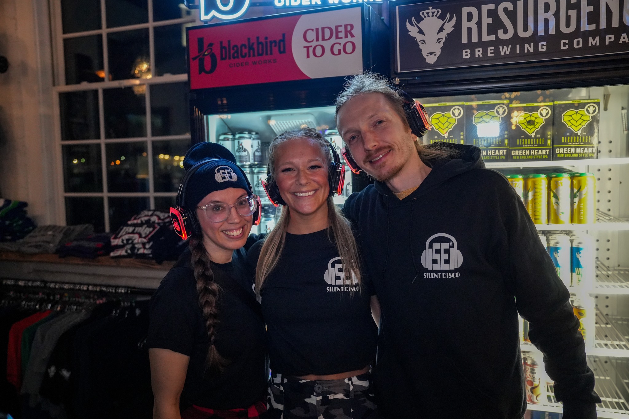 SE2 Silent Disco guests at Resurgence Brewing Company in Buffalo.