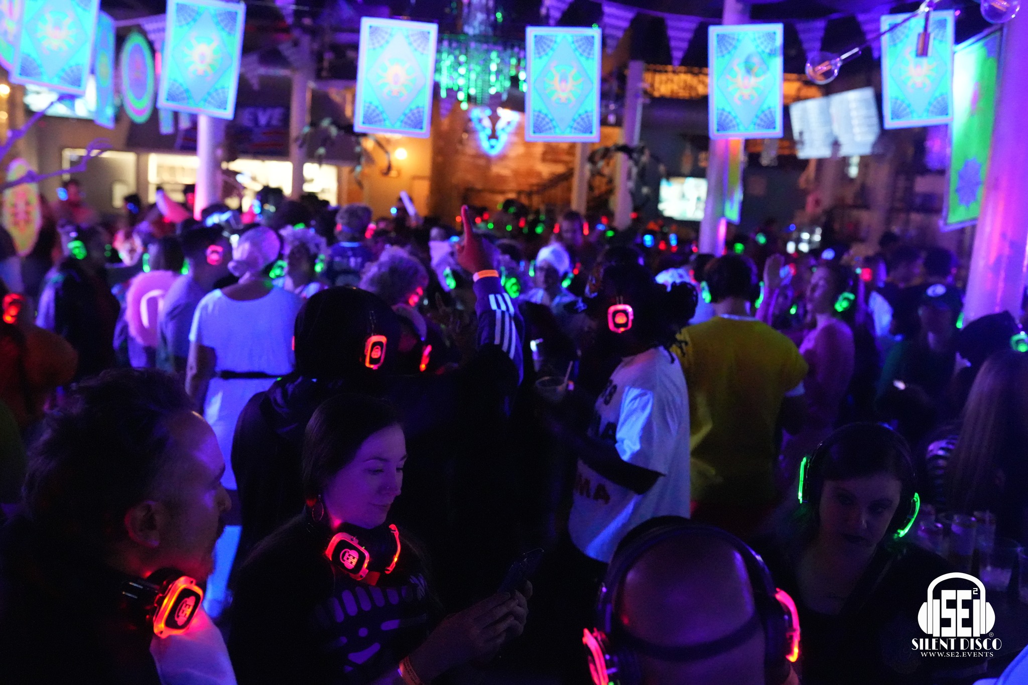 SE2 Silent Disco guests at Resurgence Brewing Company in Buffalo.
