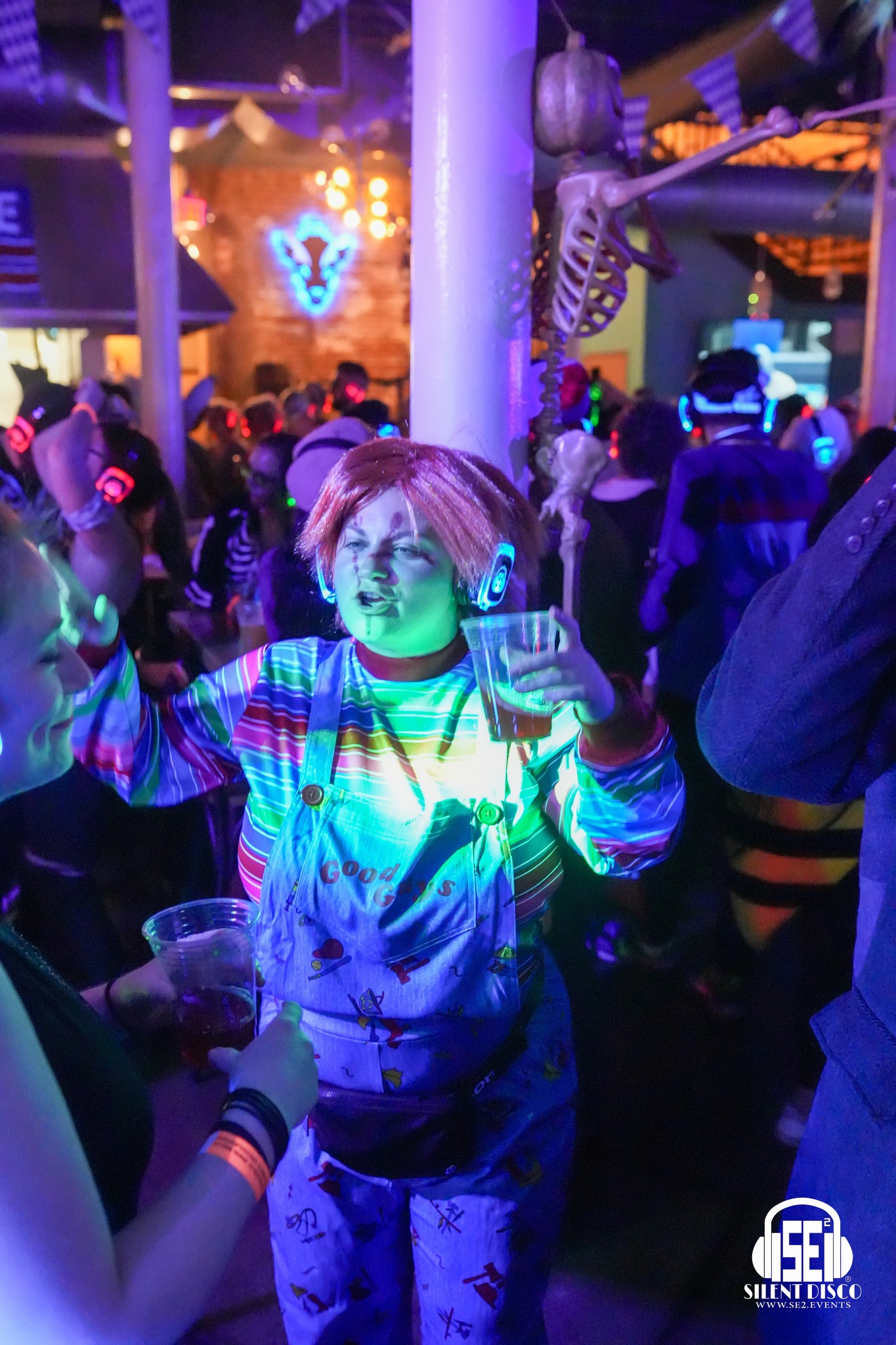 SE2 Silent Disco guests at Resurgence Brewing Company in Buffalo.