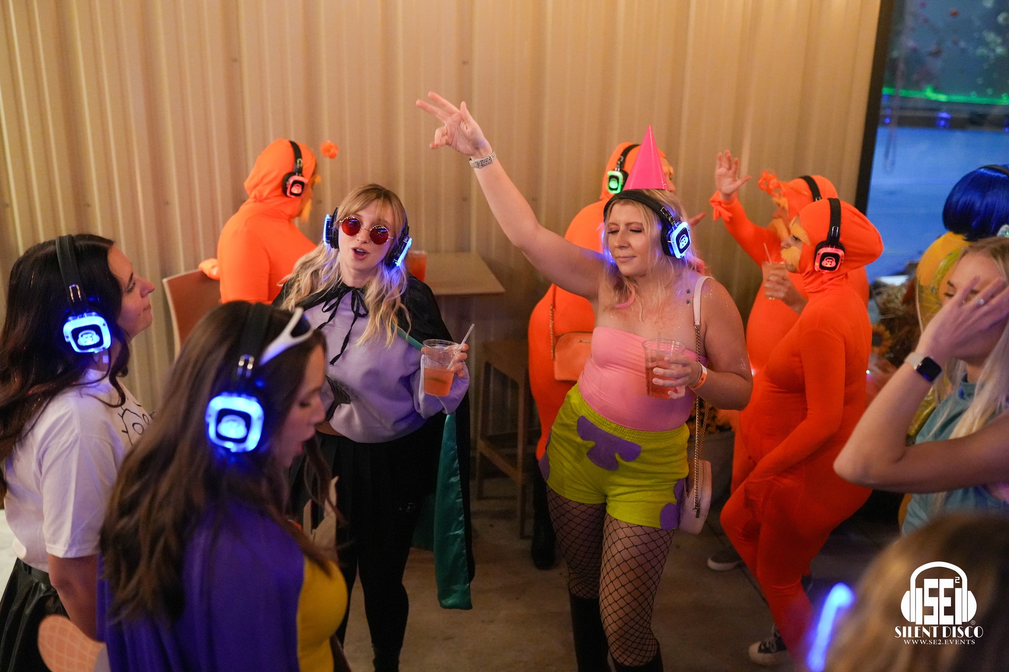 SE2 Silent Disco guests at Resurgence Brewing Company in Buffalo.