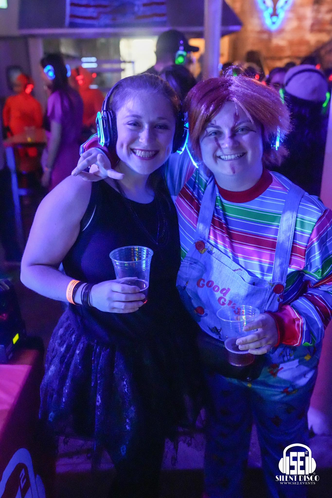 SE2 Silent Disco guests at Resurgence Brewing Company in Buffalo.