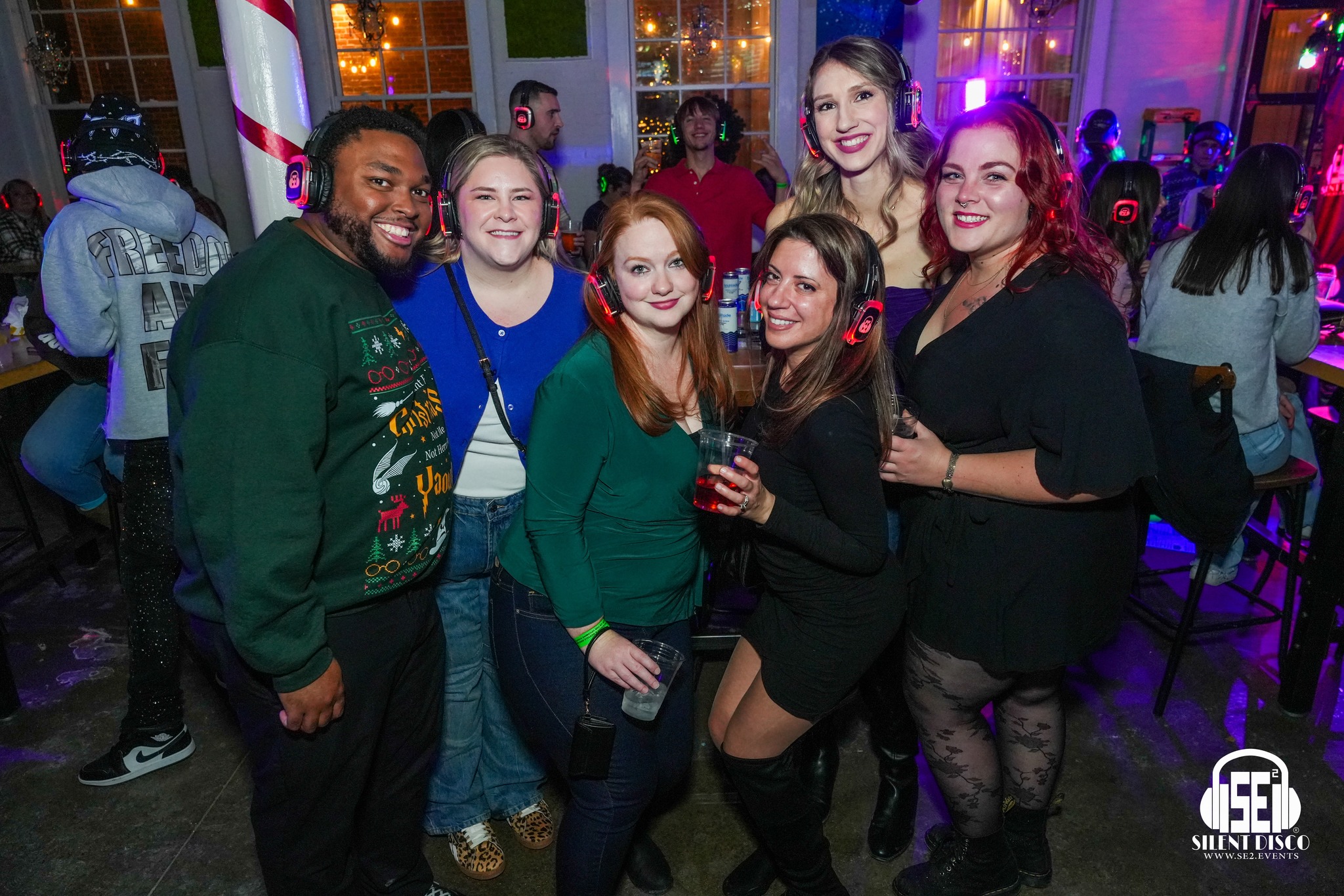 SE2 Silent Disco guests at Resurgence Brewing Company in Buffalo.