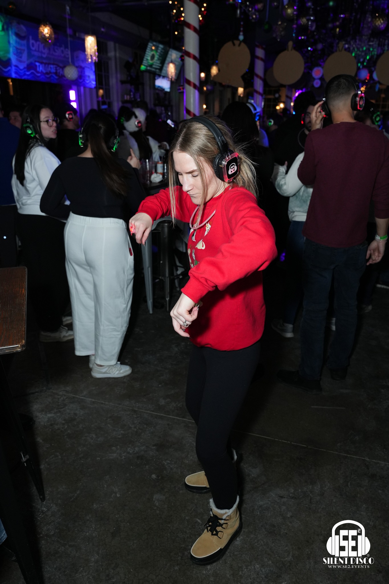 SE2 Silent Disco guests at Resurgence Brewing Company in Buffalo.