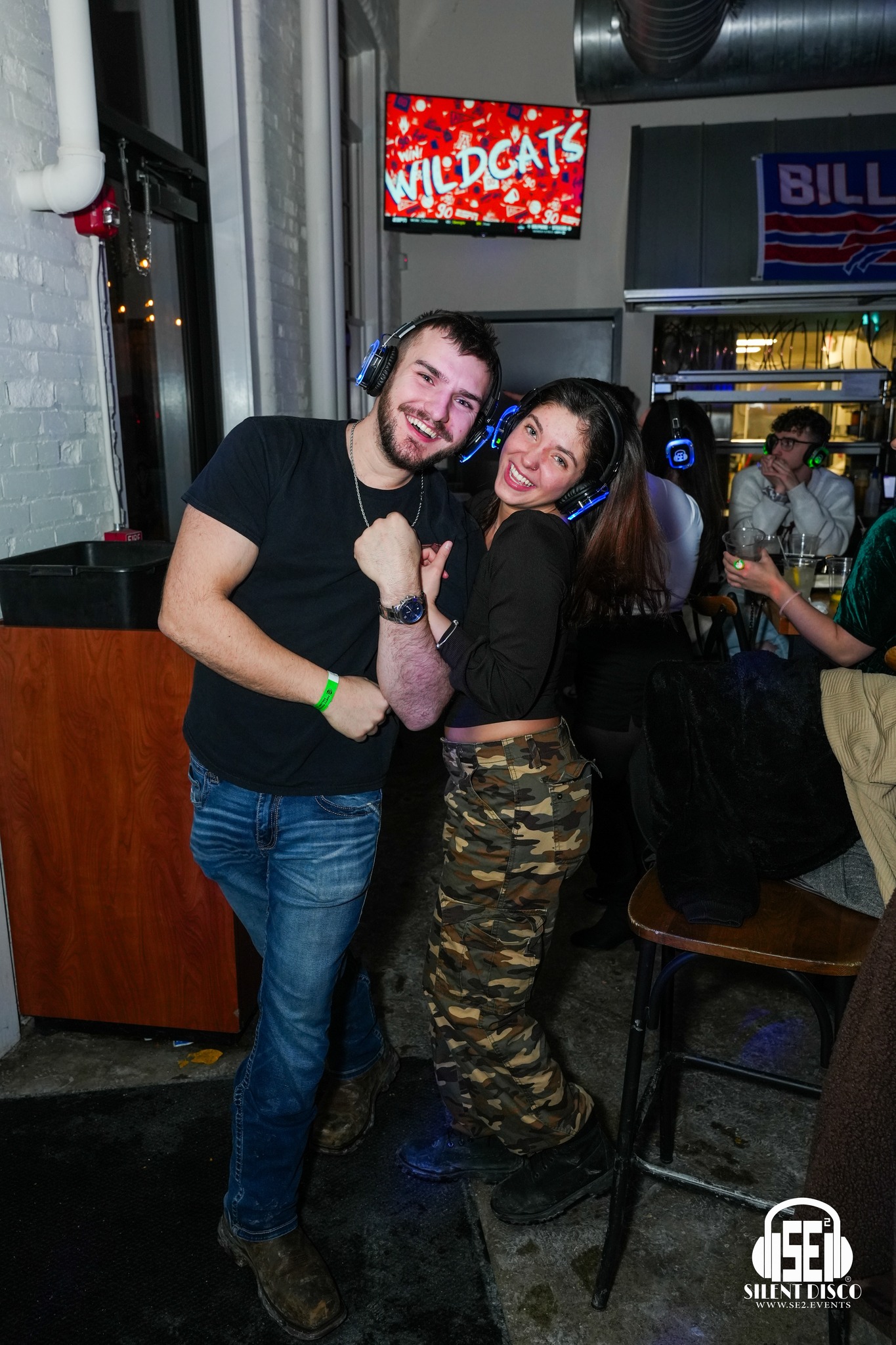 SE2 Silent Disco guests at Resurgence Brewing Company in Buffalo.