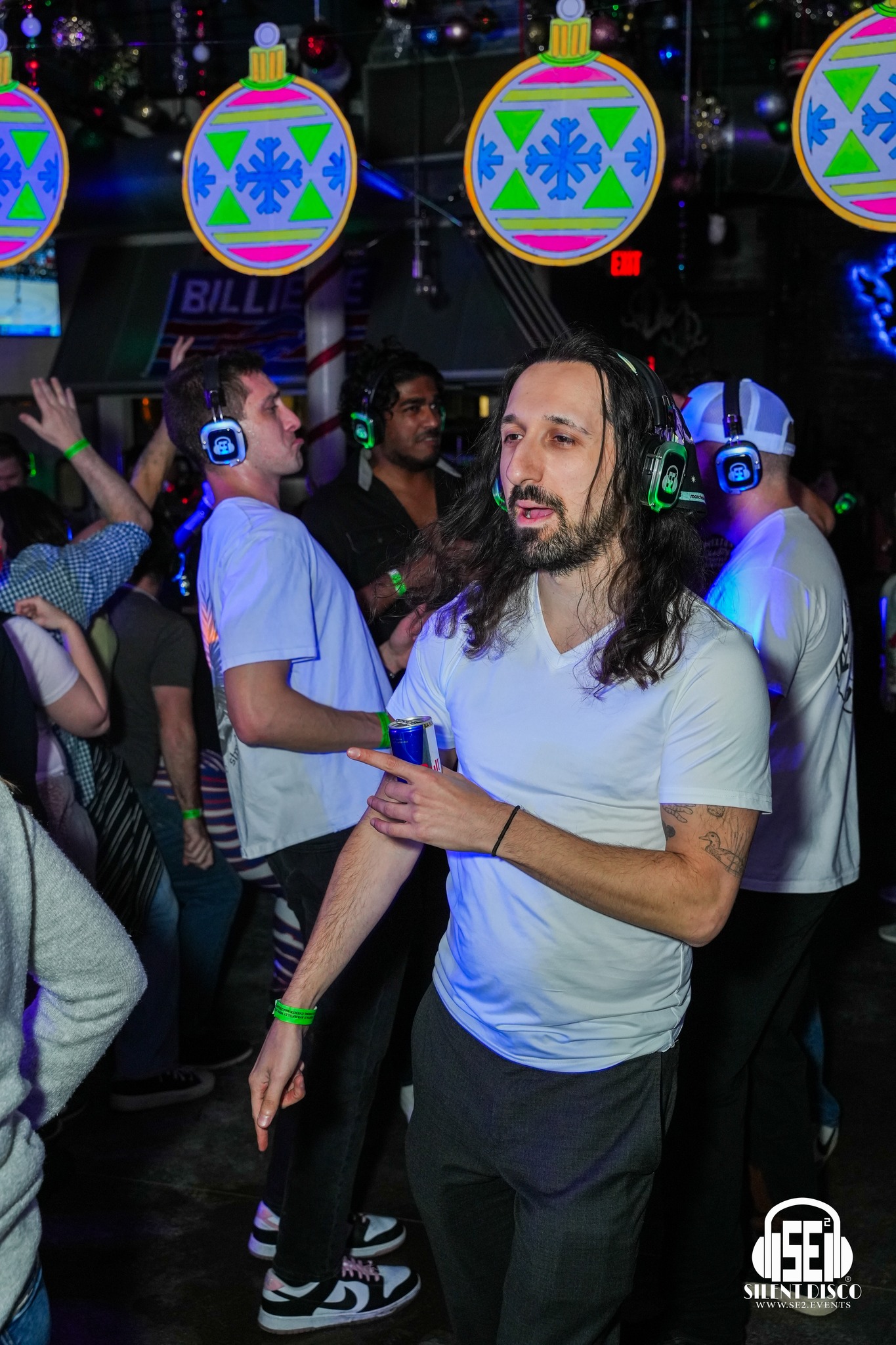 SE2 Silent Disco guests at Resurgence Brewing Company in Buffalo.
