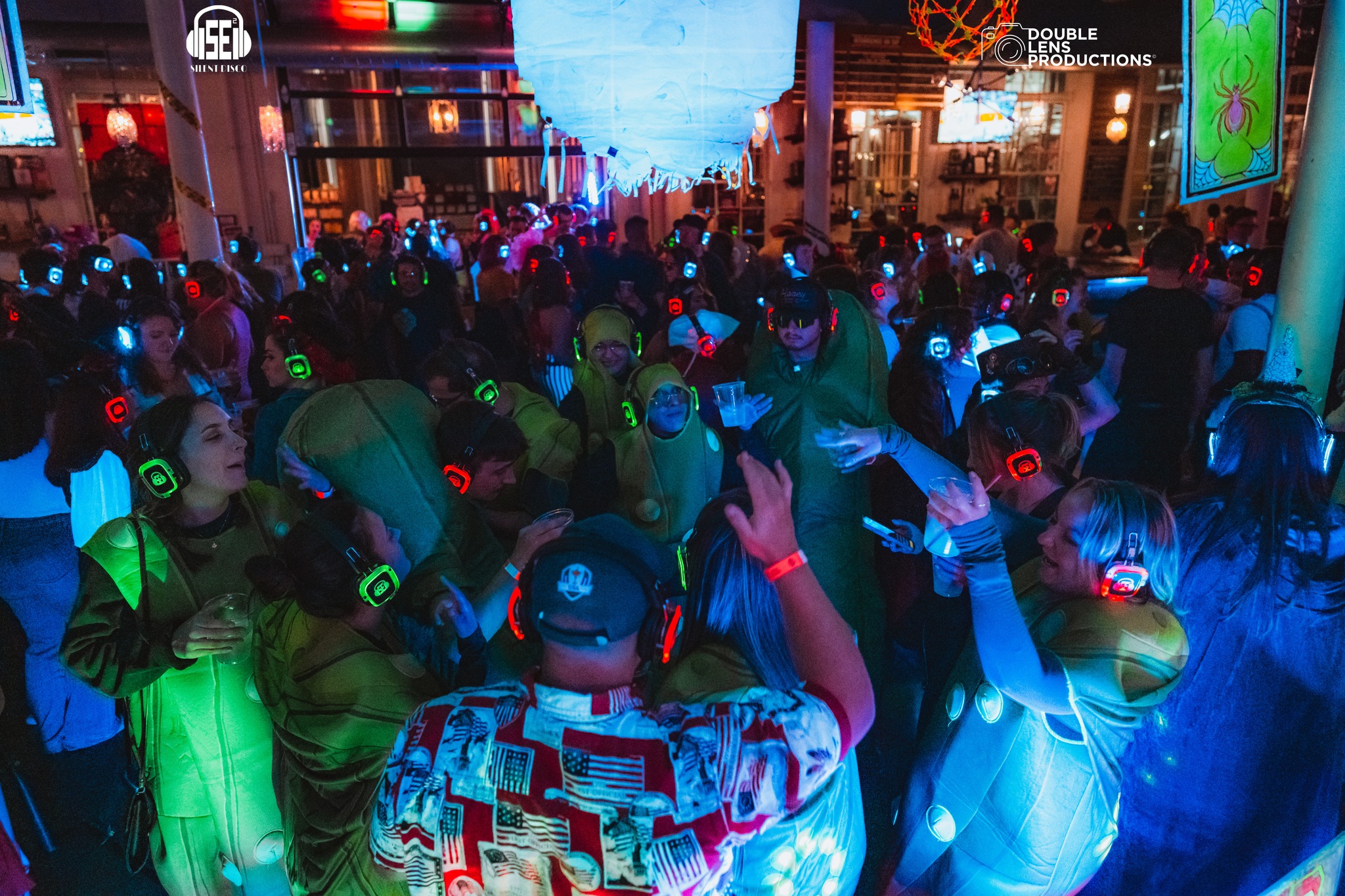 SE2 Silent Disco guests at Resurgence Brewing Company in Buffalo.