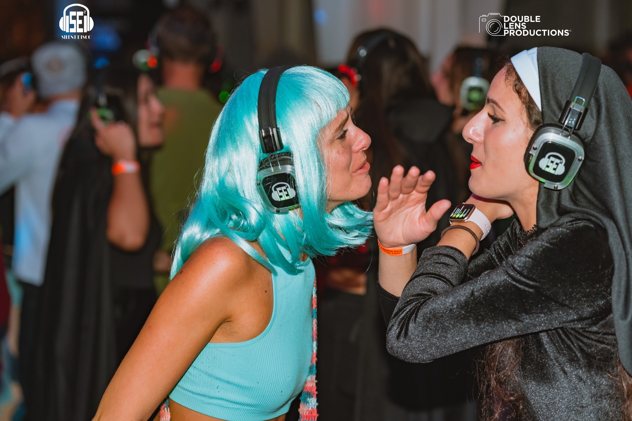 SE2 Silent Disco guests at Resurgence Brewing Company in Buffalo.